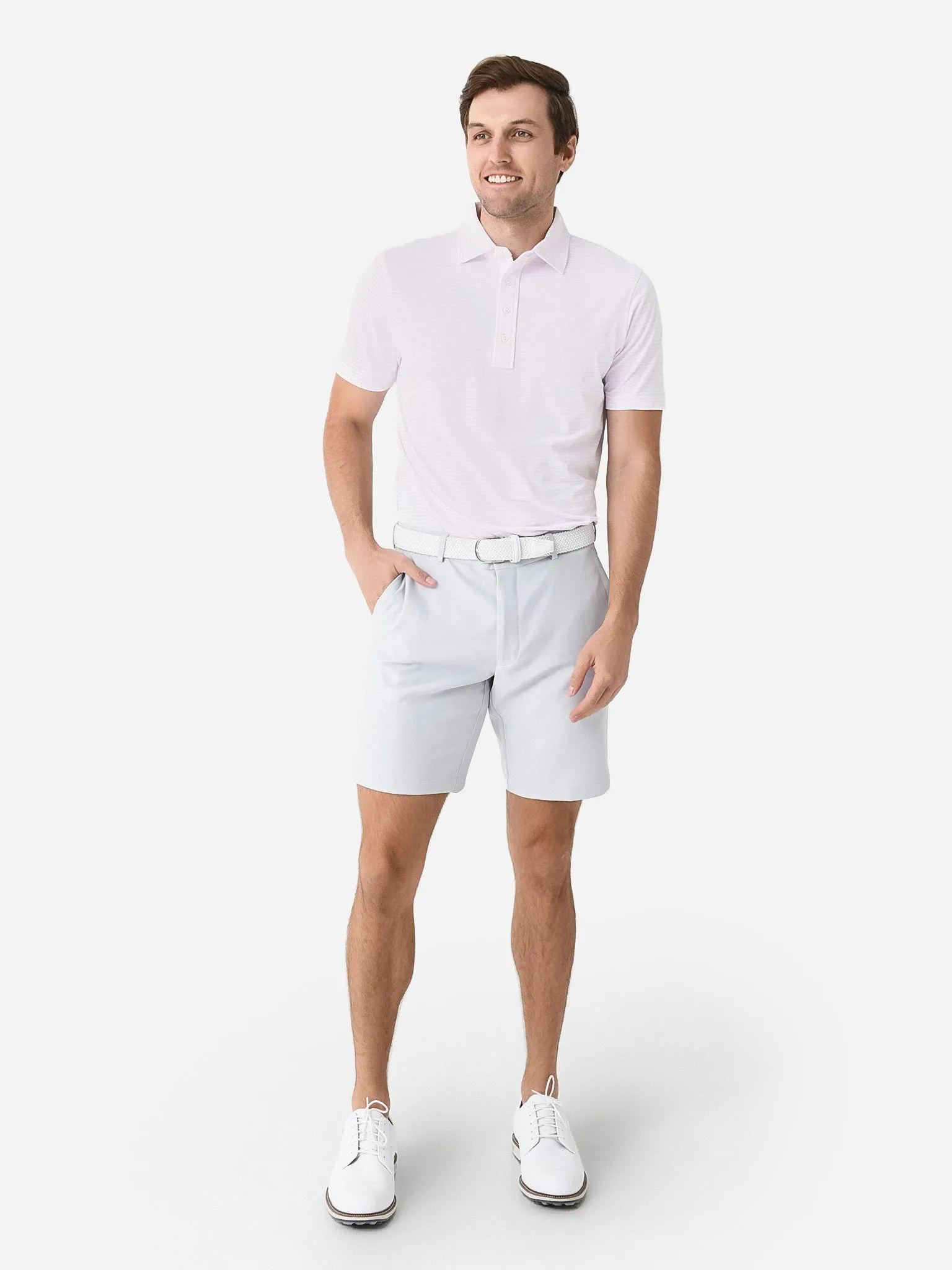 Peter Millar Crown Crafted Men's Mood Performance Mesh Polo sold by Saint Bernard product image thumbnail 3