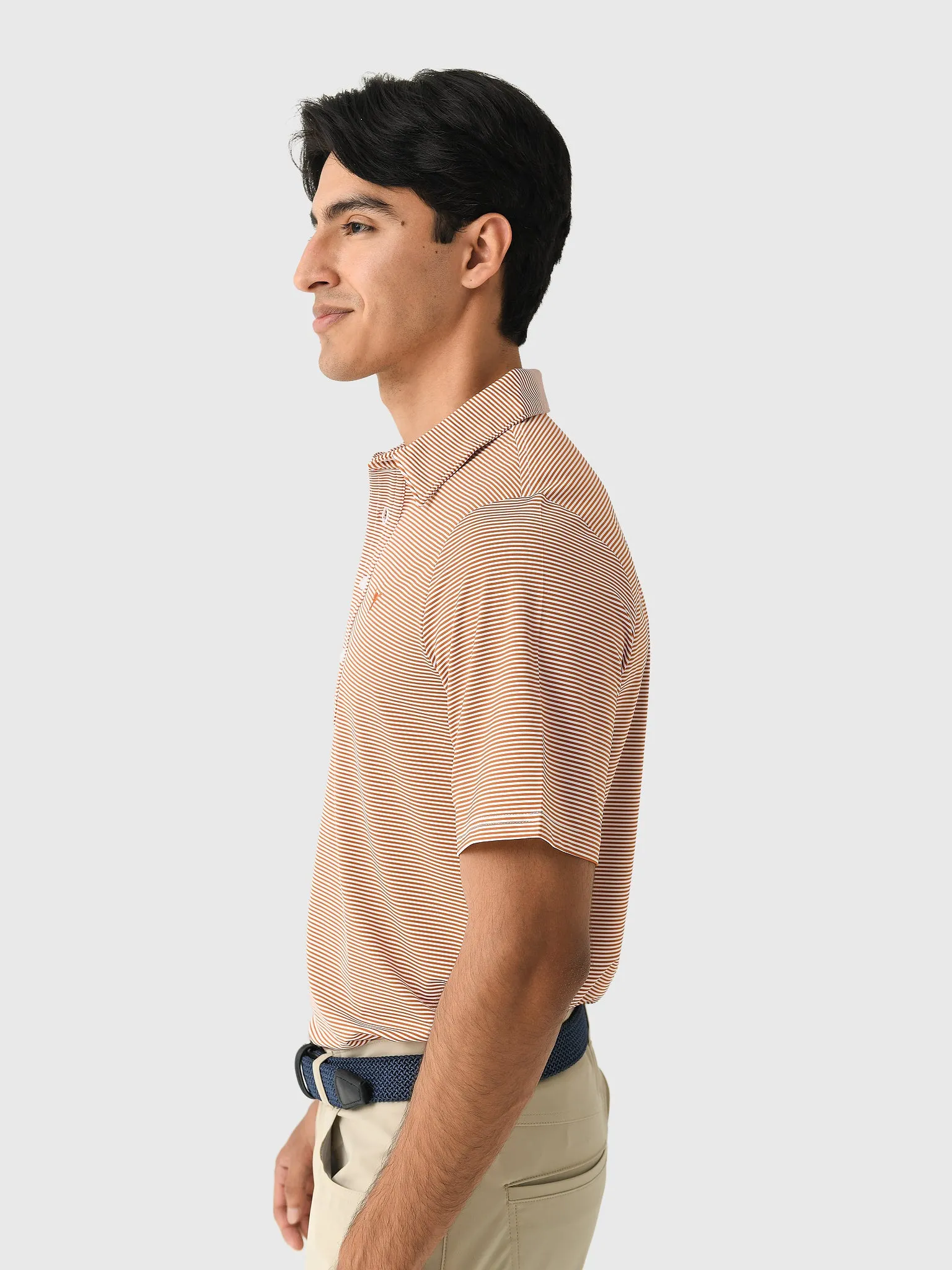 Criquet Men's University of Texas Performance Sport Range Polo sold by Saint Bernard product image thumbnail 3