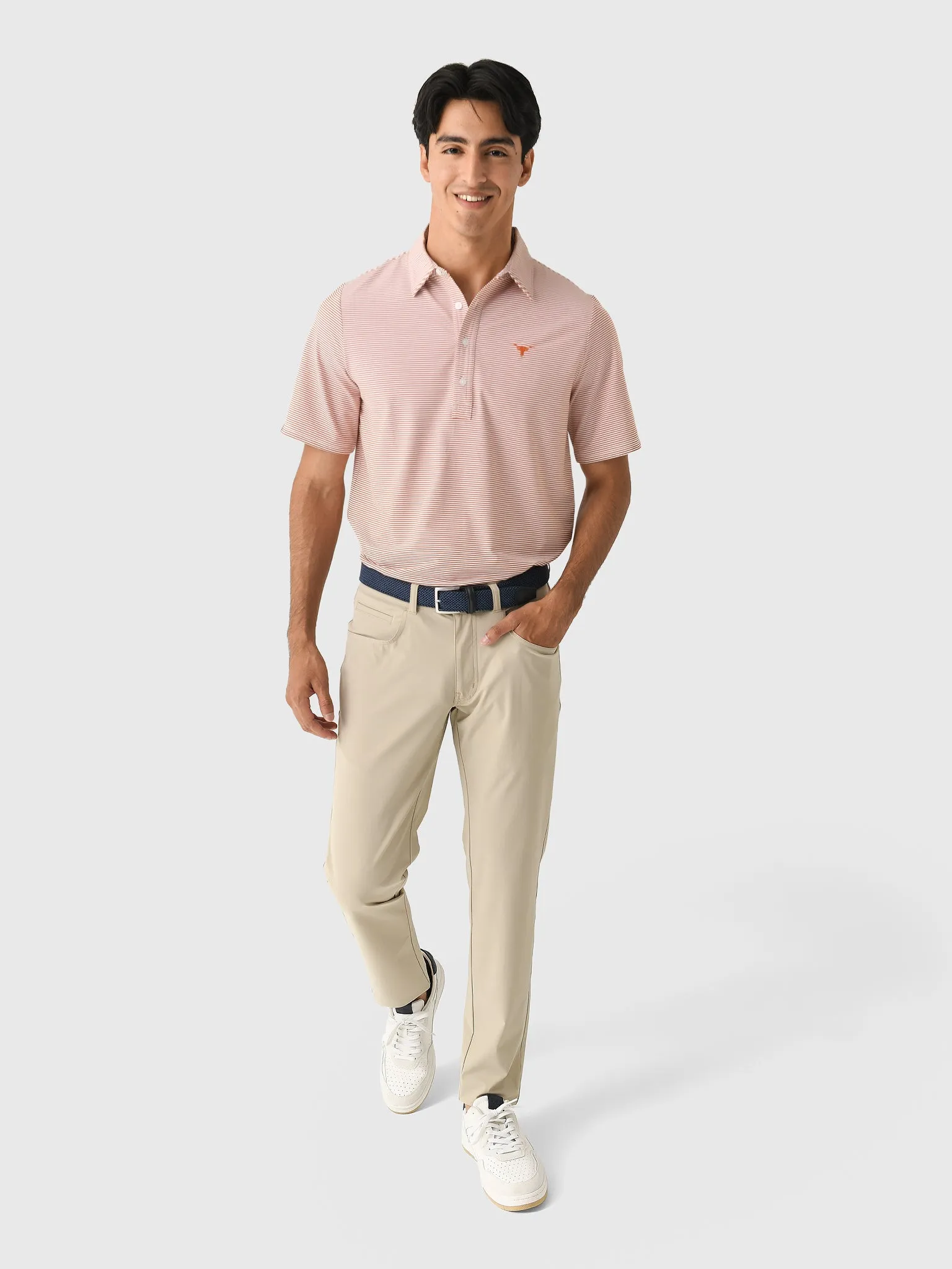 Criquet Men's University of Texas Performance Sport Range Polo sold by Saint Bernard product image thumbnail 2