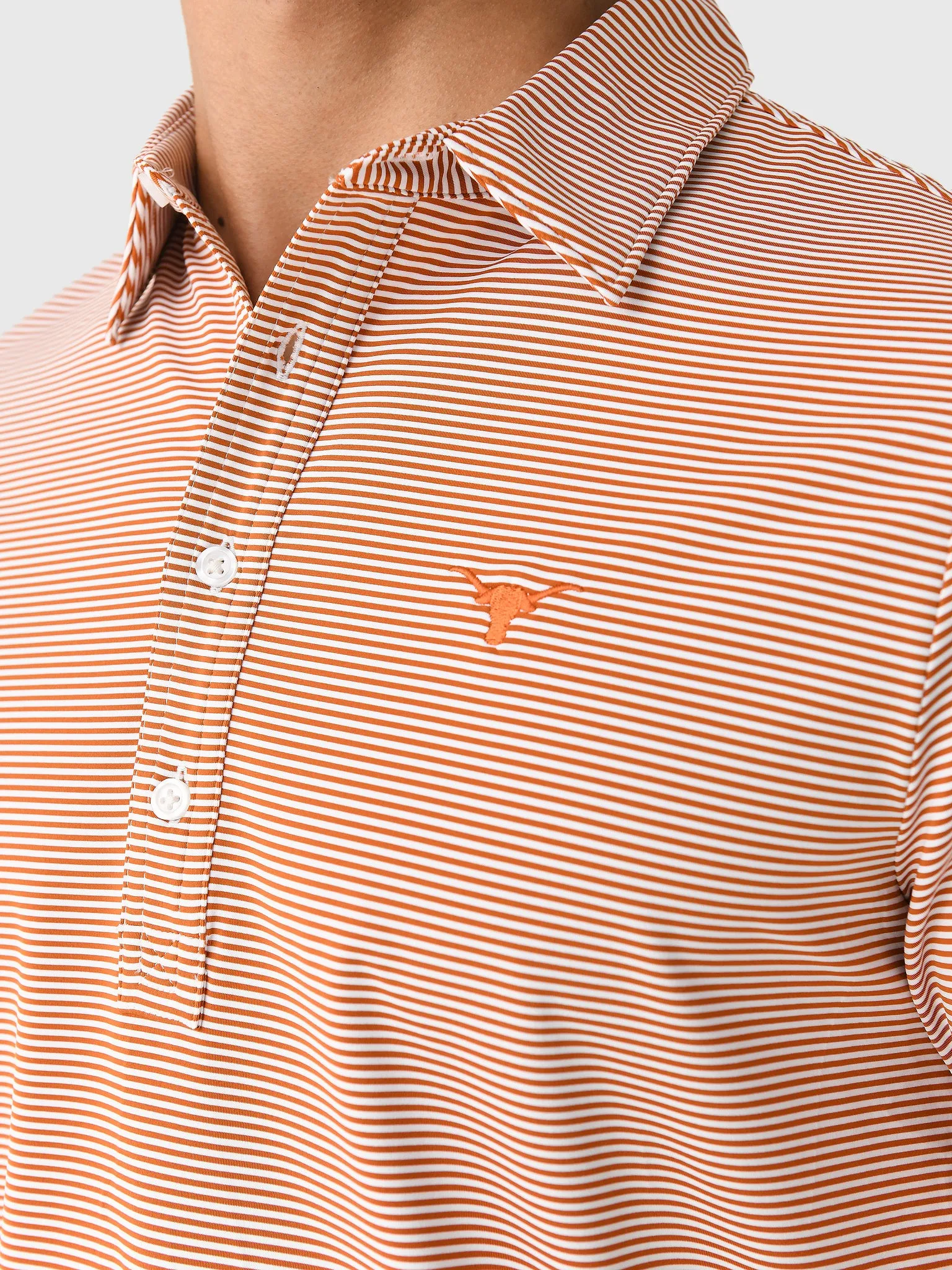 Criquet Men's University of Texas Performance Sport Range Polo sold by Saint Bernard product image thumbnail 5
