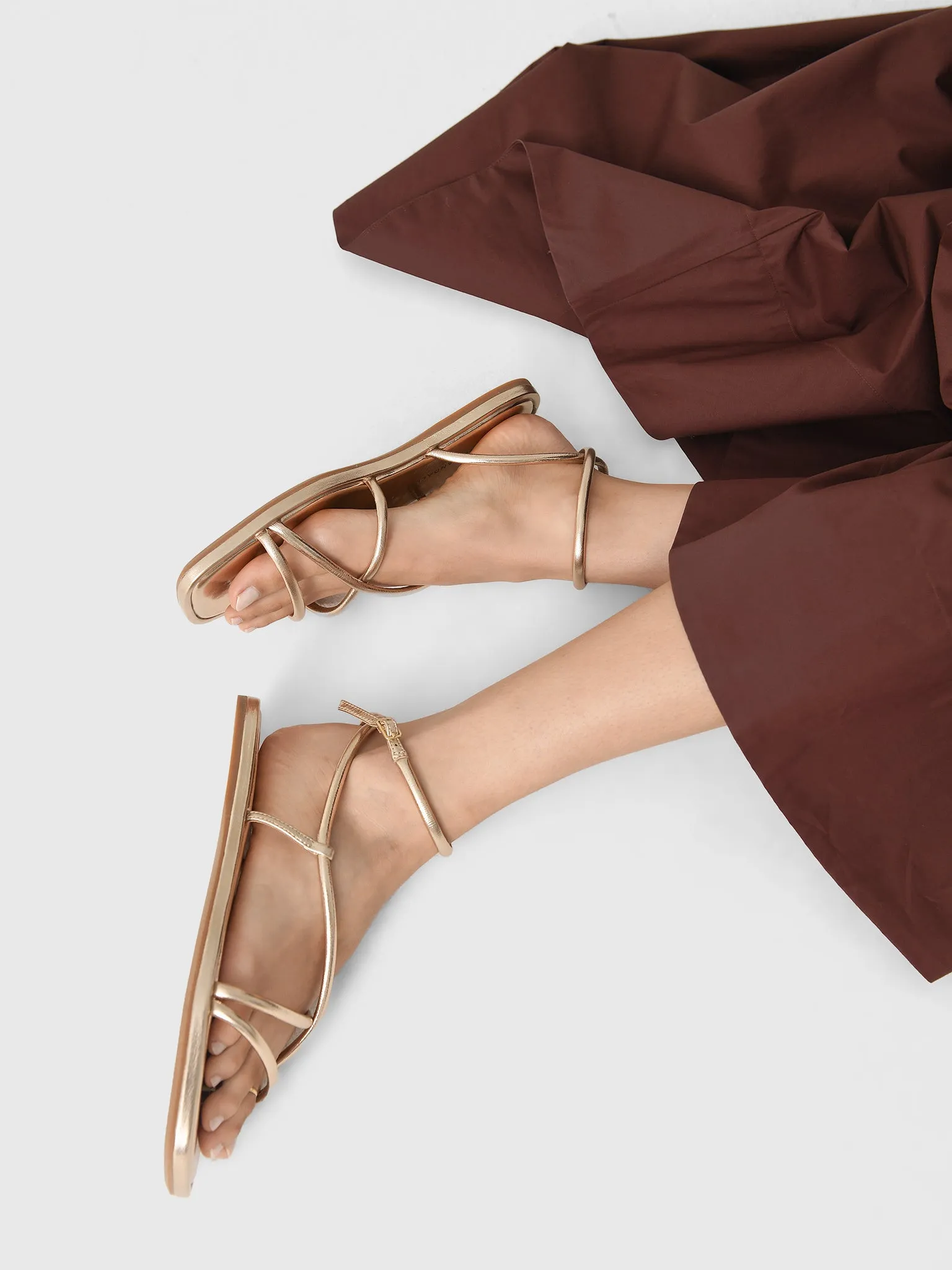 Loeffler Randall Women's Noor Leather Flat Sandal sold by Saint Bernard product image thumbnail 2