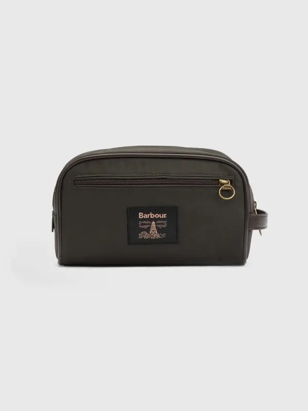 Barbour Wax Washbag made by Barbour
