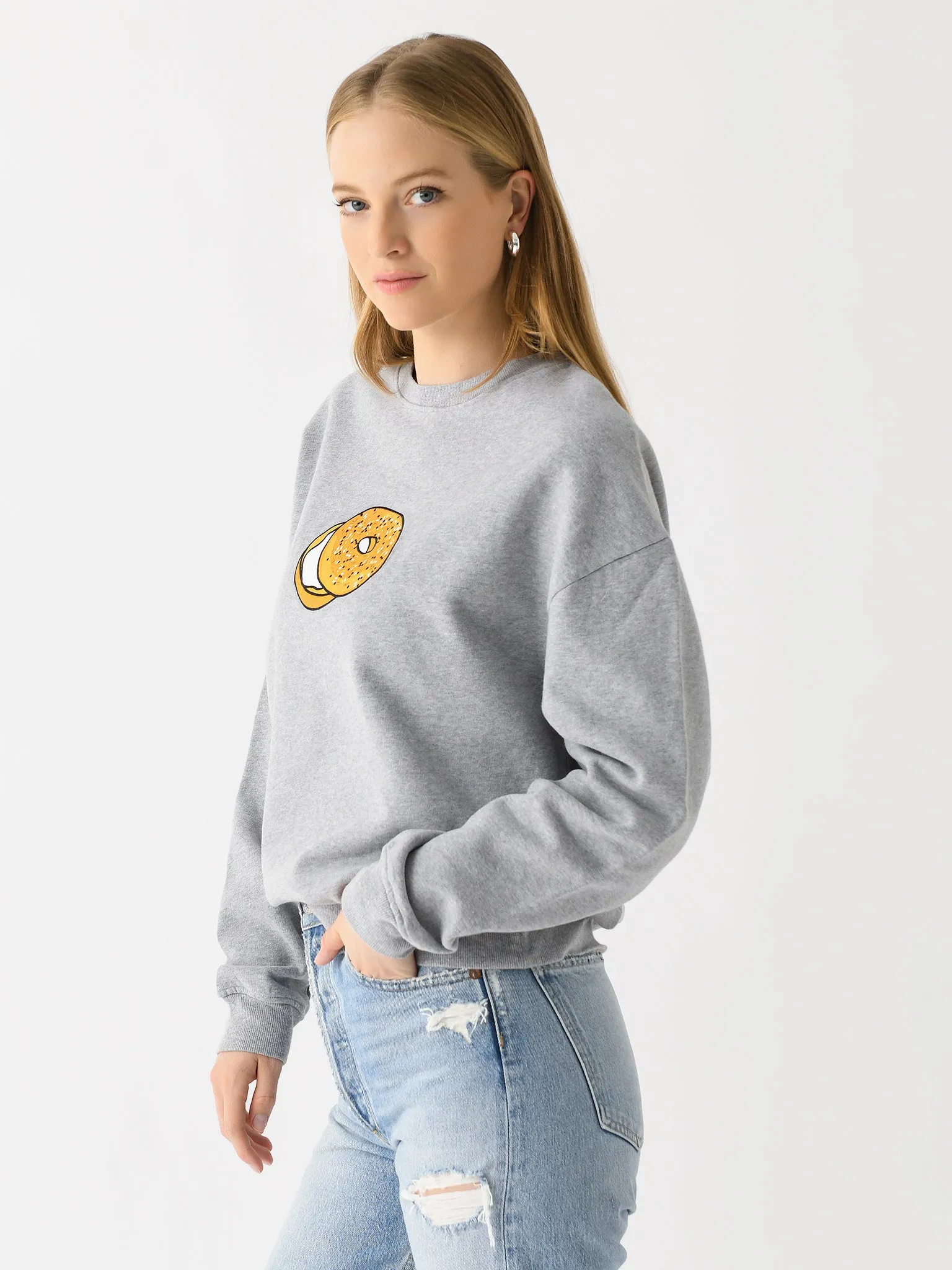 Kule Women's The Oversized Bagel Sweatshirt sold by Saint Bernard product image thumbnail 3