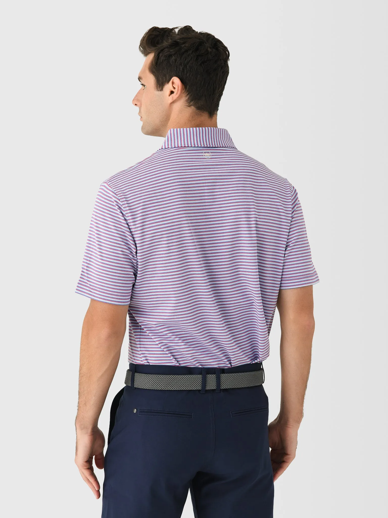 Peter Millar Crown Sport Men's Lenway Performance Jersey Polo sold by Saint Bernard product image thumbnail 4