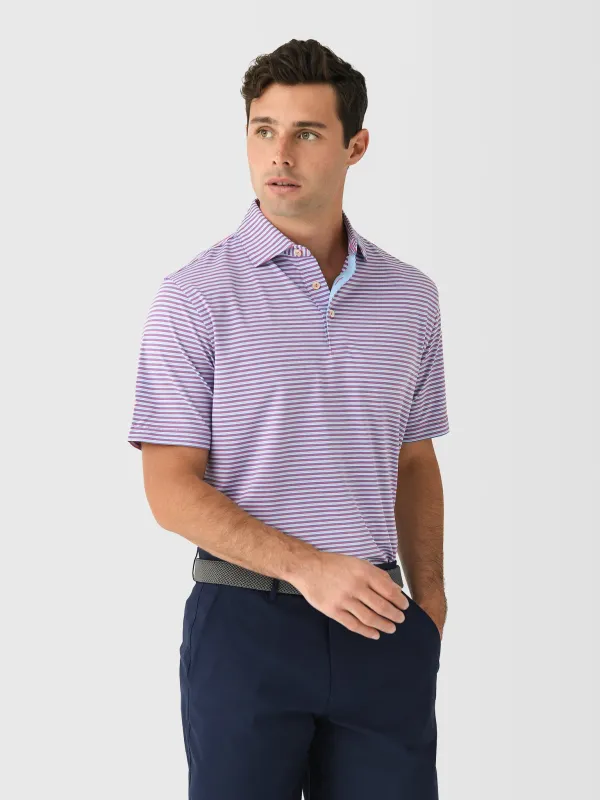 Peter Millar Crown Sport Men's Lenway Performance Jersey Polo made by Peter Millar