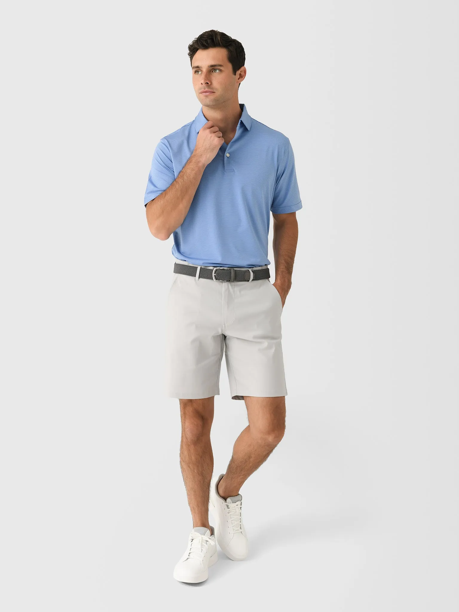 Peter Millar Crown Sport Men's Highland Performance Jersey Polo sold by Saint Bernard product image thumbnail 2
