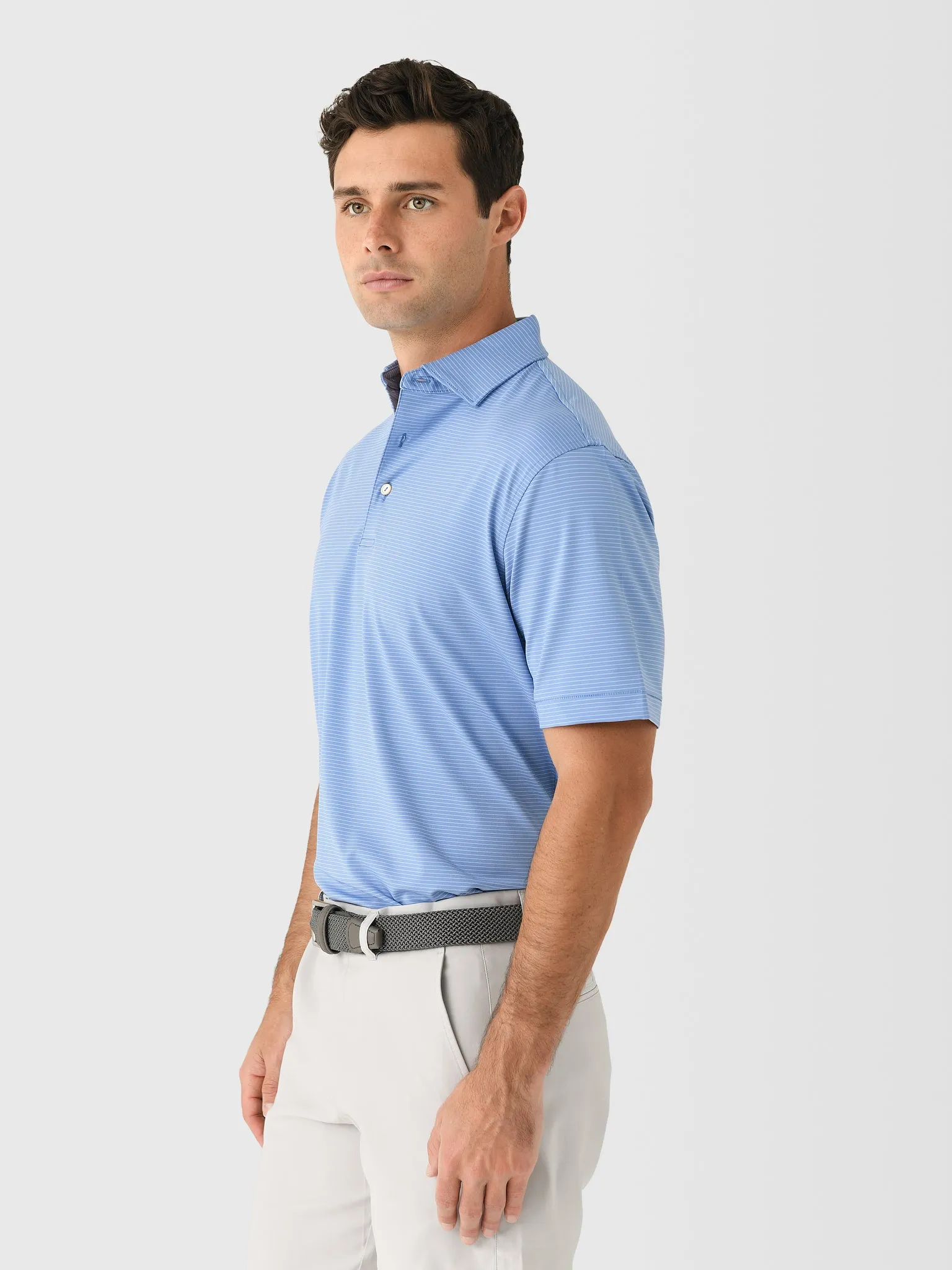 Peter Millar Crown Sport Men's Highland Performance Jersey Polo sold by Saint Bernard product image thumbnail 3