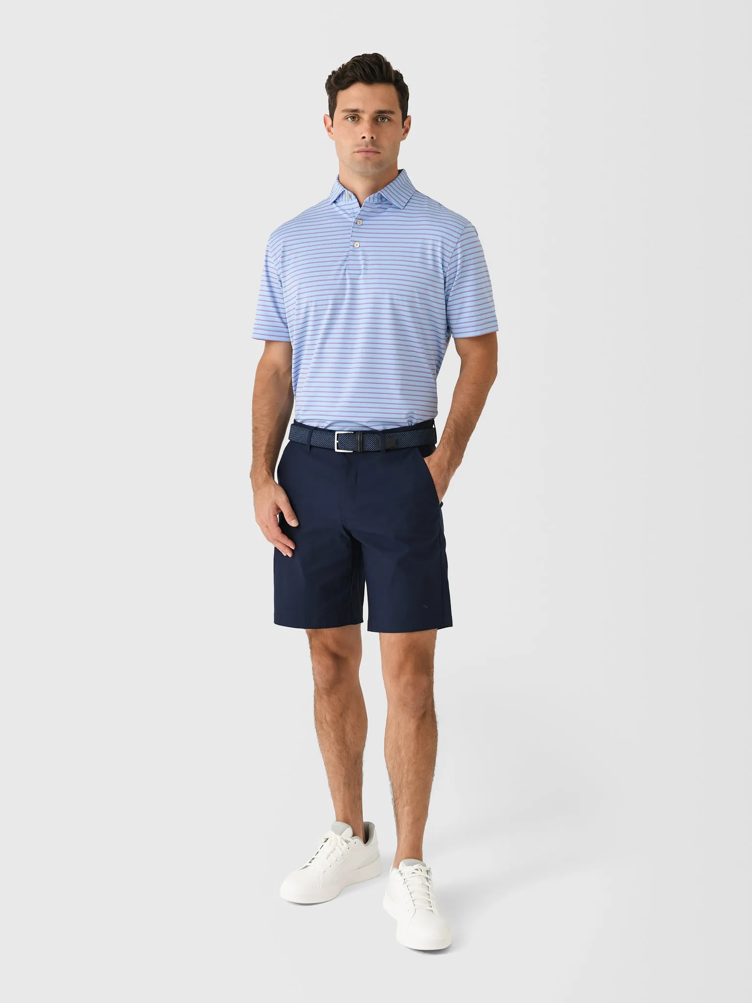 Peter Millar Crown Sport Men's Dunnes Performance Jersey Polo sold by Saint Bernard product image thumbnail 2