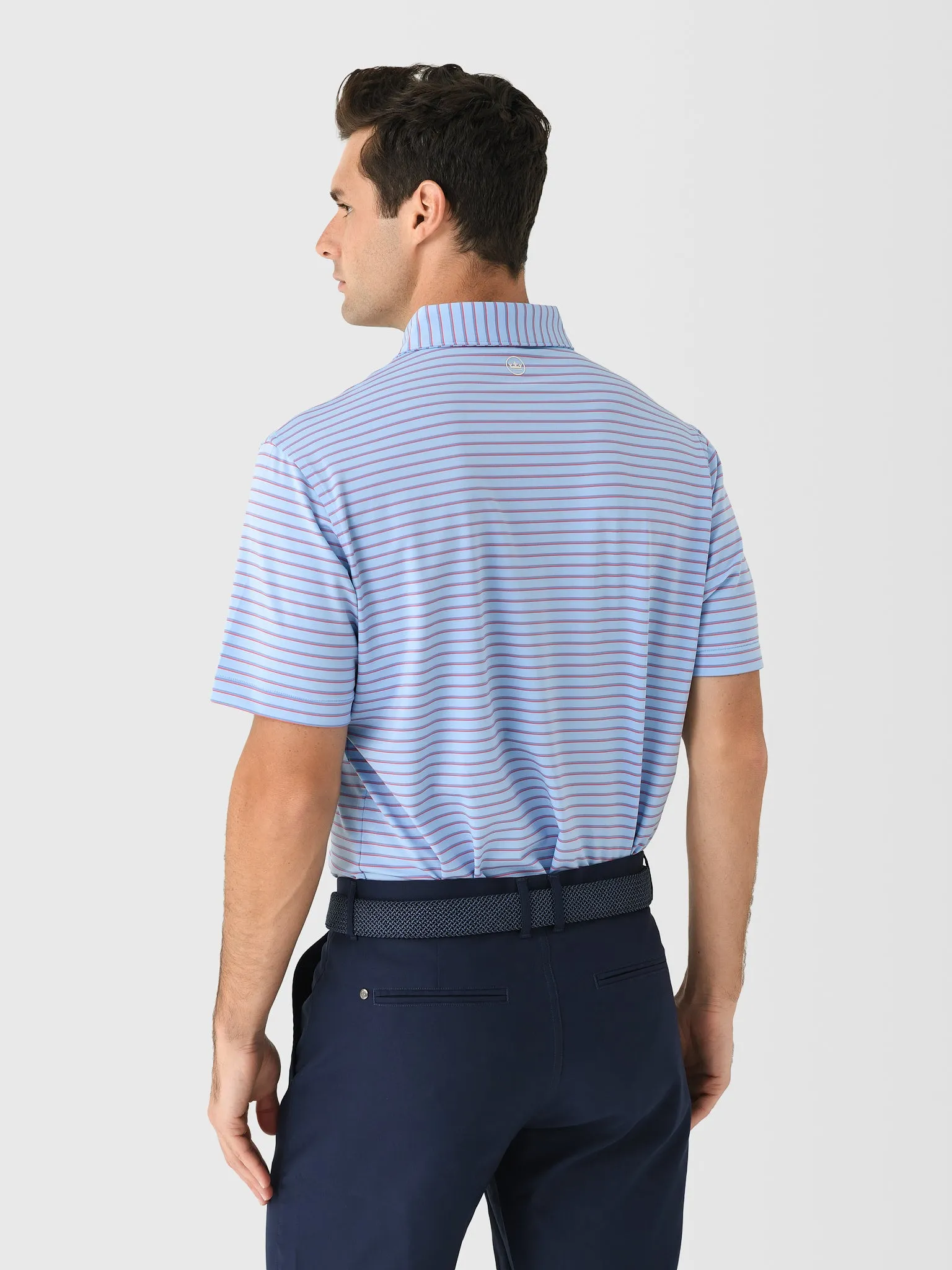 Peter Millar Crown Sport Men's Dunnes Performance Jersey Polo sold by Saint Bernard product image thumbnail 4