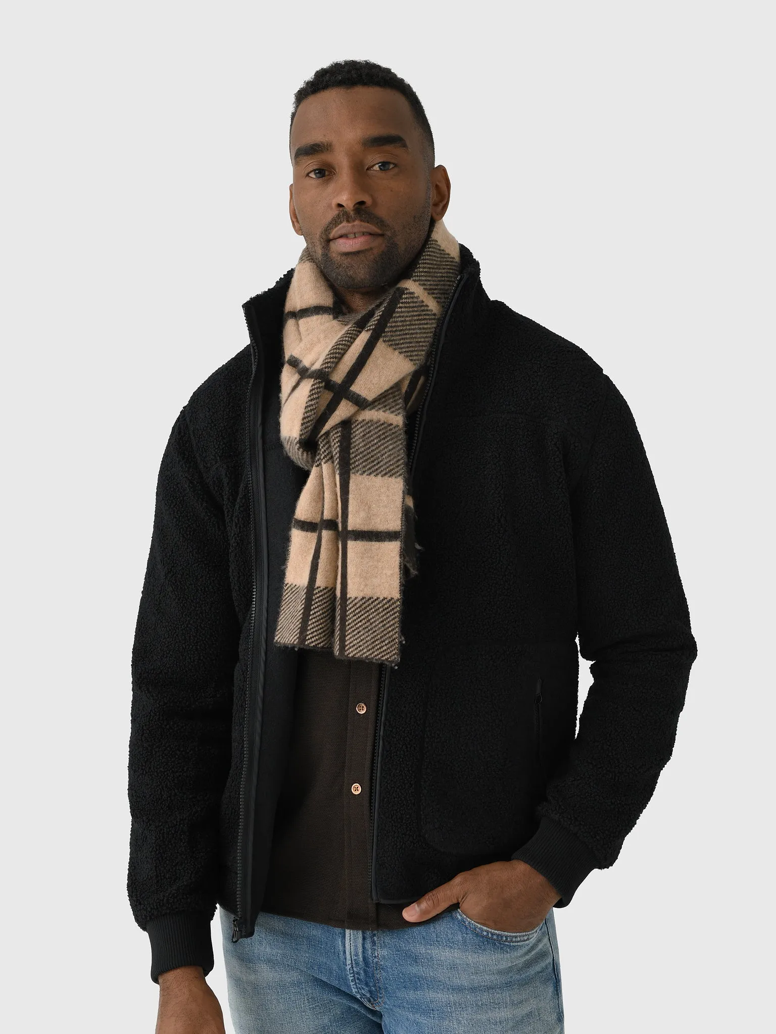 Guest In Residence The Plaid Big Scarf sold by Saint Bernard product image thumbnail 3