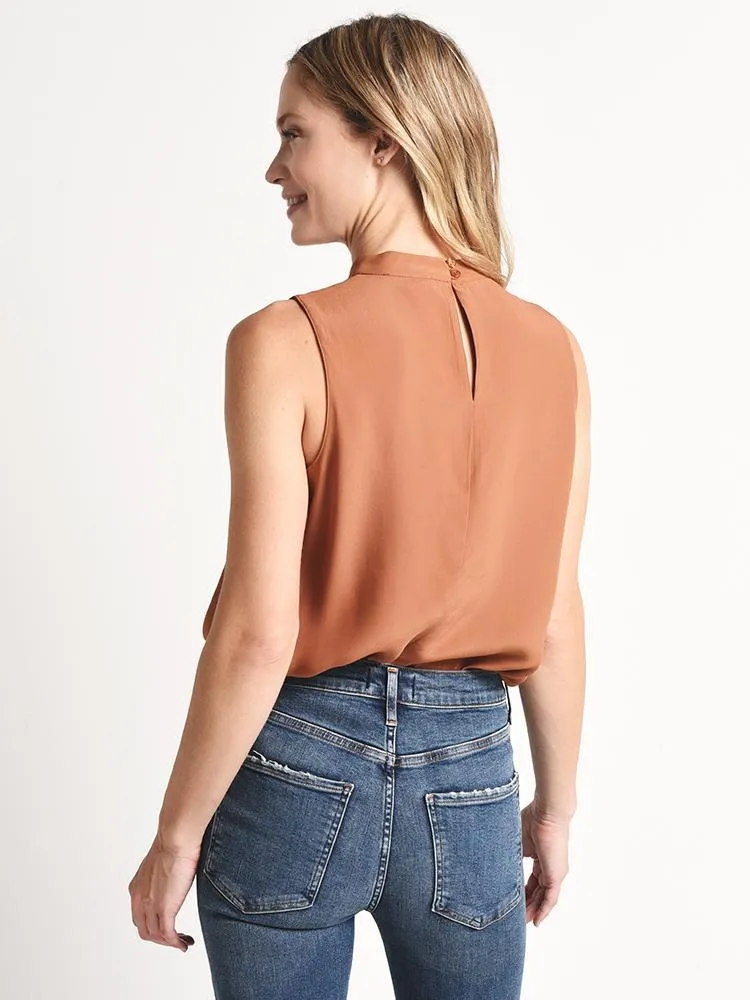 Naked Zebra Mock Neck Curved Hem Top sold by Saint Bernard product image thumbnail 5