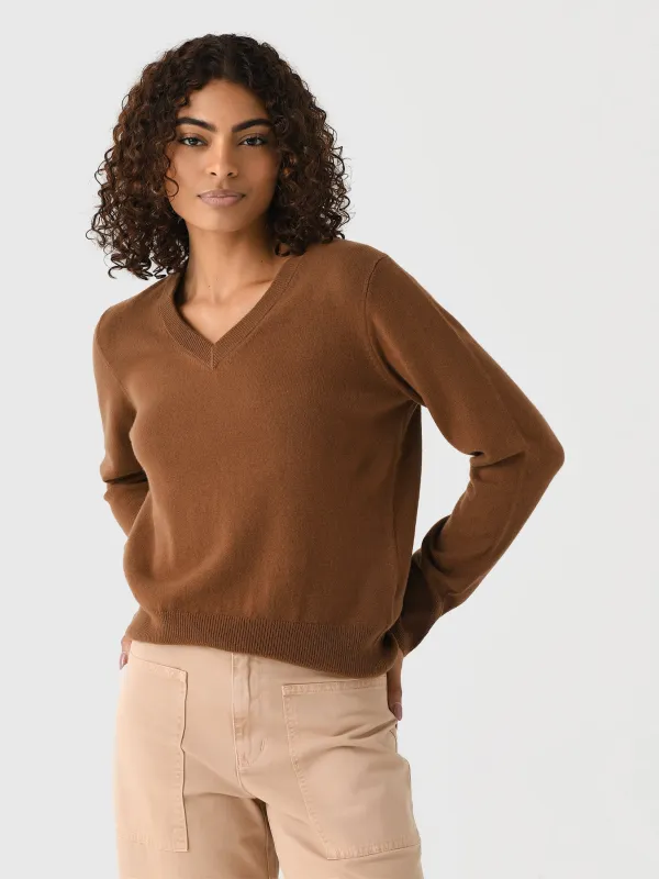 Vince Women's Cashmere Casual V-Neck Sweater sold by Saint Bernard