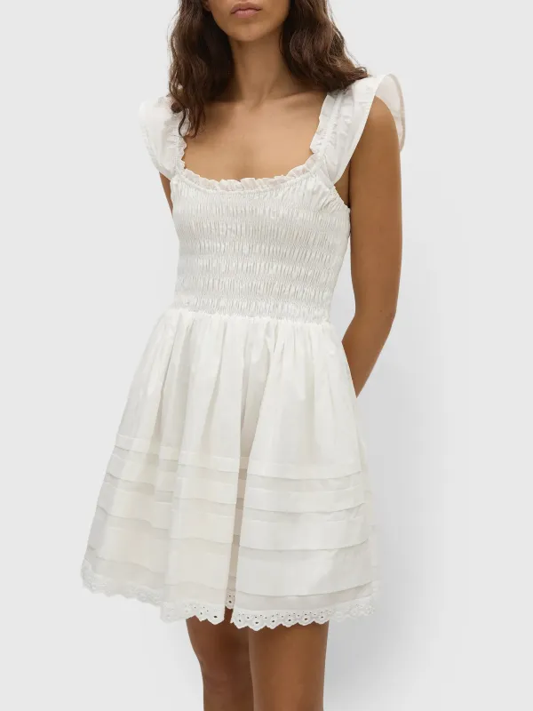 Faithfull The Brand Women's Maja Mini Dress sold by Saint Bernard