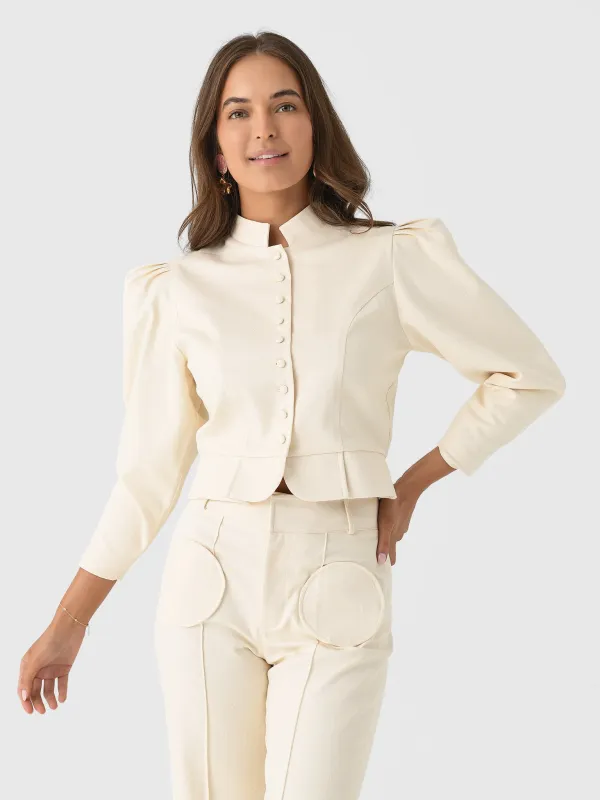 Destree Women's Amoako Denim Jacket made by DESTREE