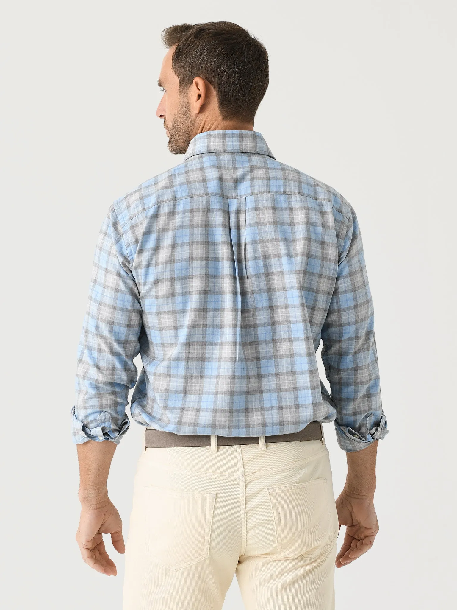 Peter Millar Crown Men's Langley Summer Soft Cotton Sport Shirt sold by Saint Bernard product image thumbnail 4