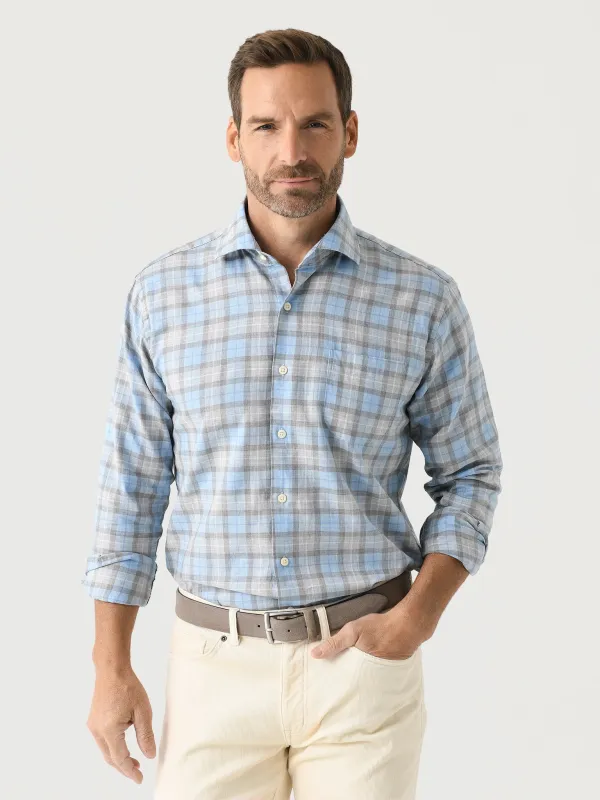 Peter Millar Crown Men's Langley Summer Soft Cotton Sport Shirt sold by Saint Bernard