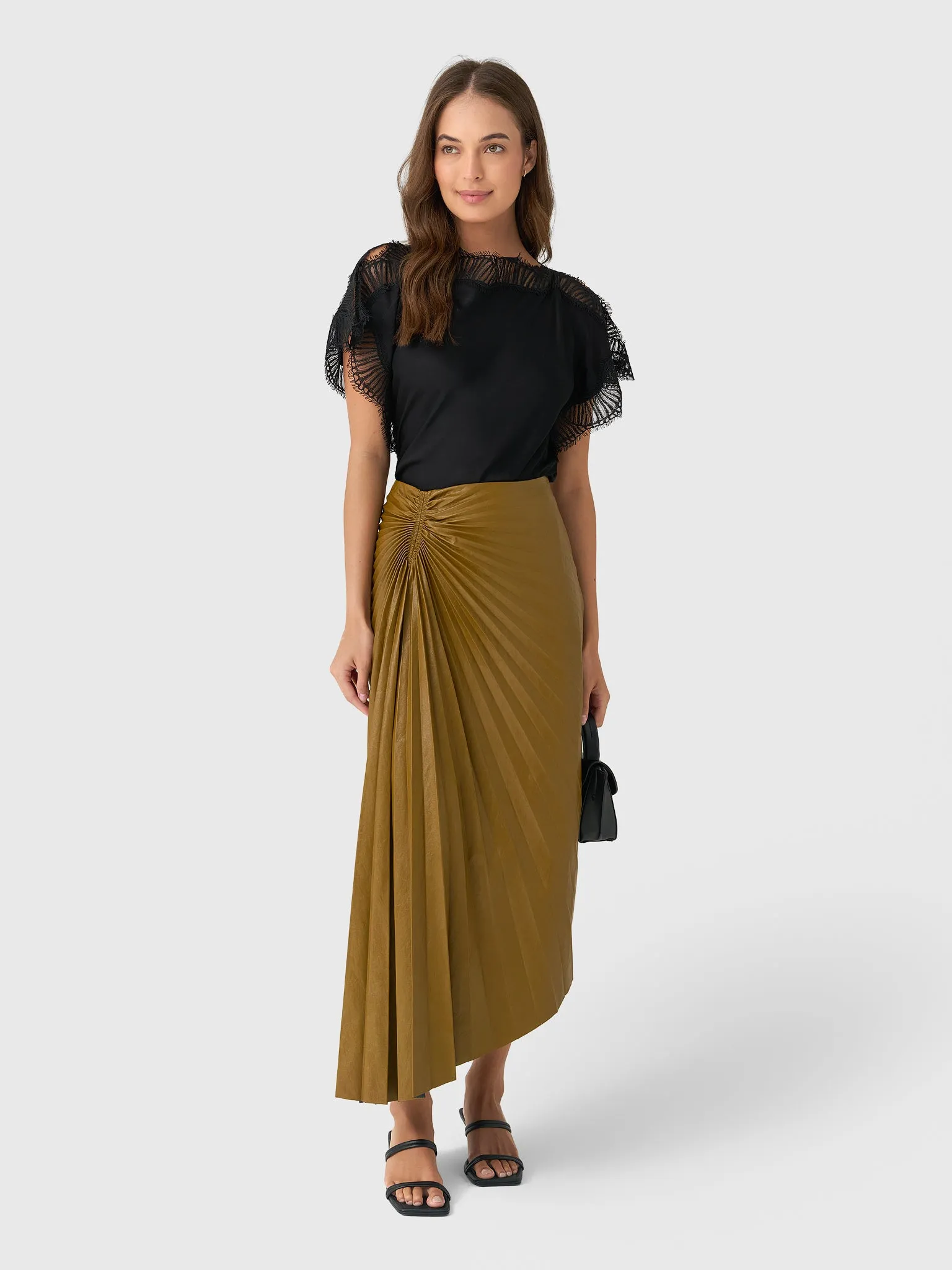 ALC Women's Luna Fluid Viscose Lace Top sold by Saint Bernard product image thumbnail 2