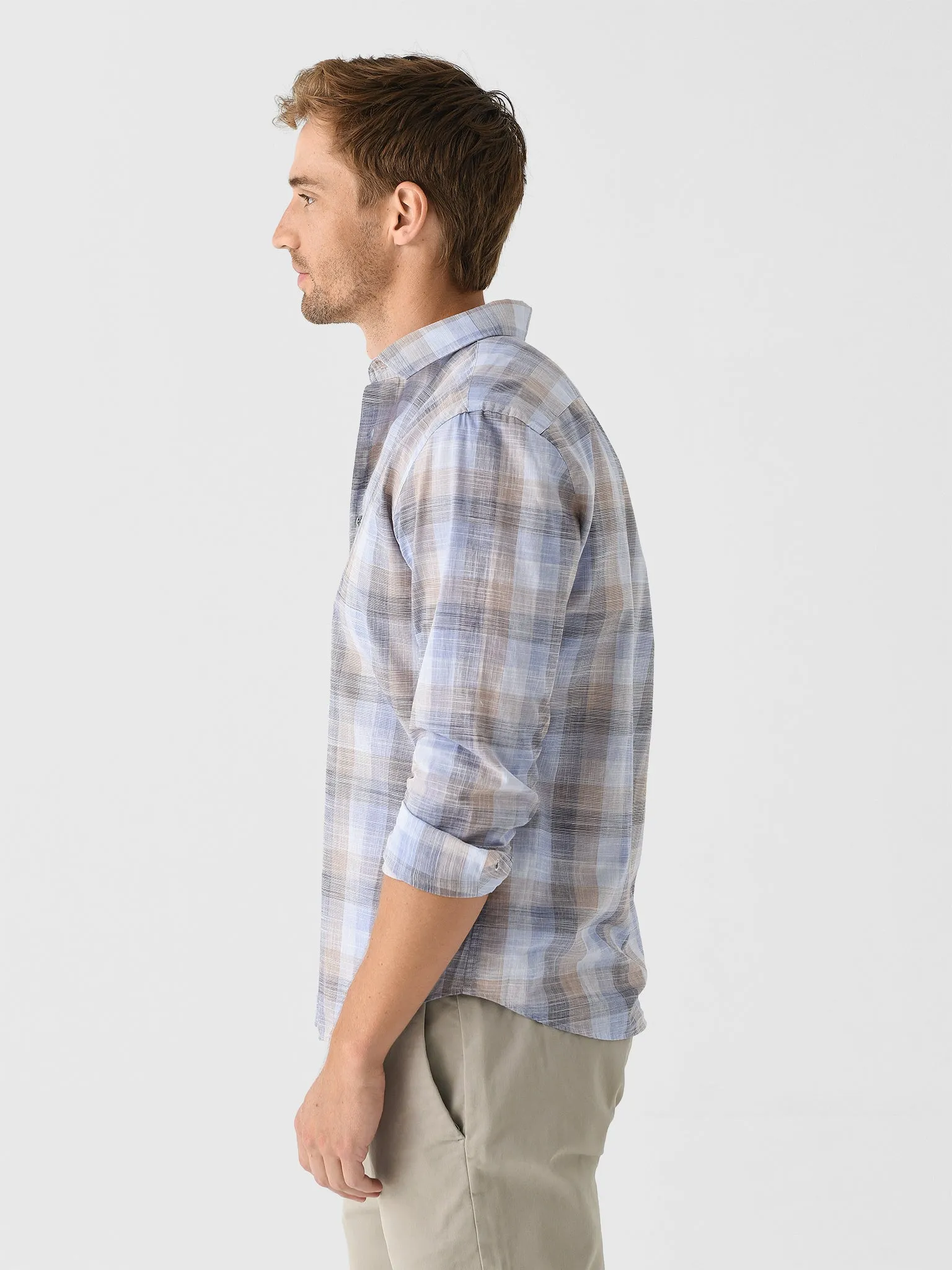 Billy Reid Men's Hutcheson Sport Shirt sold by Saint Bernard product image thumbnail 3