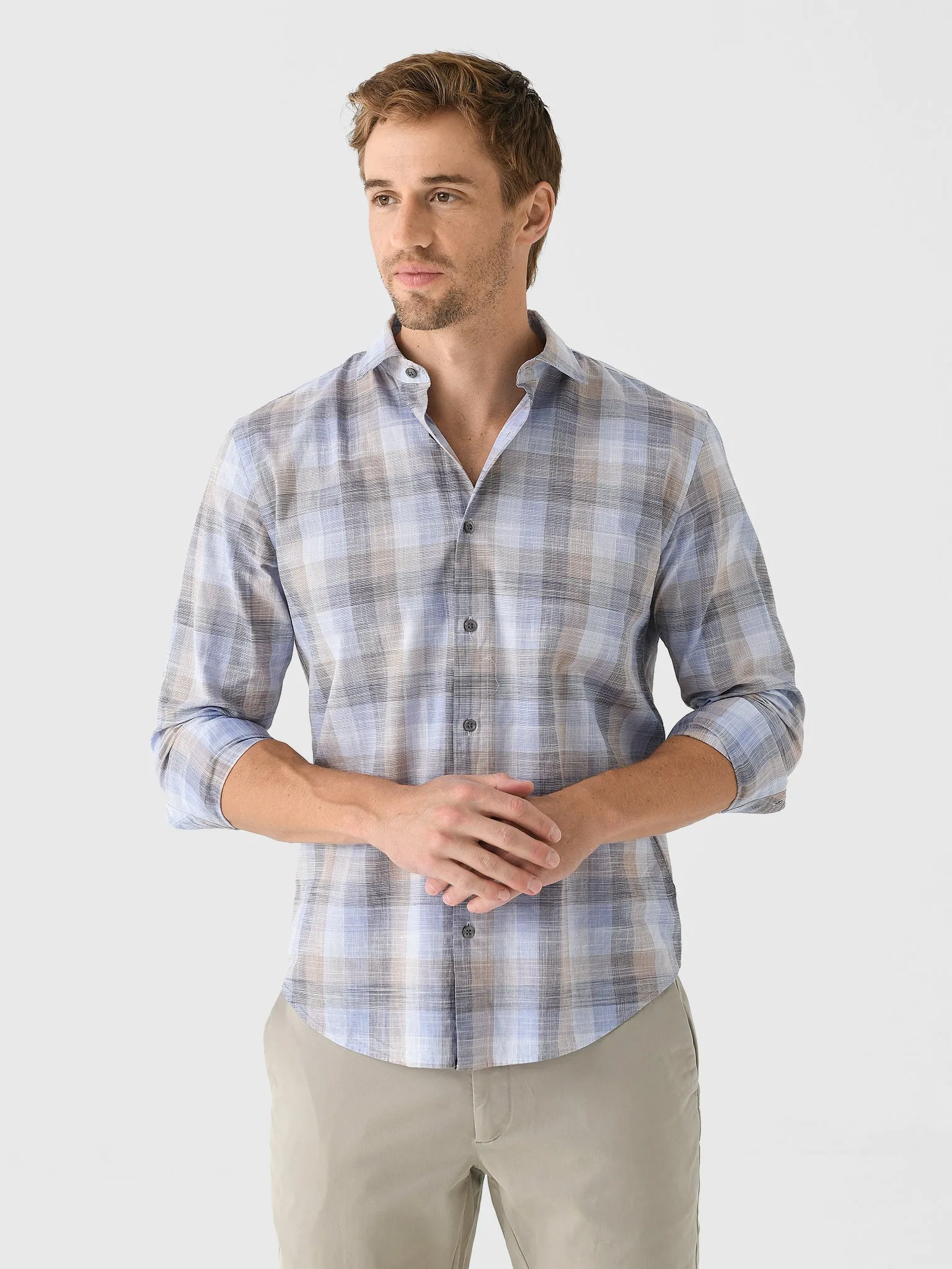 Billy Reid Men's Hutcheson Sport Shirt sold by Saint Bernard