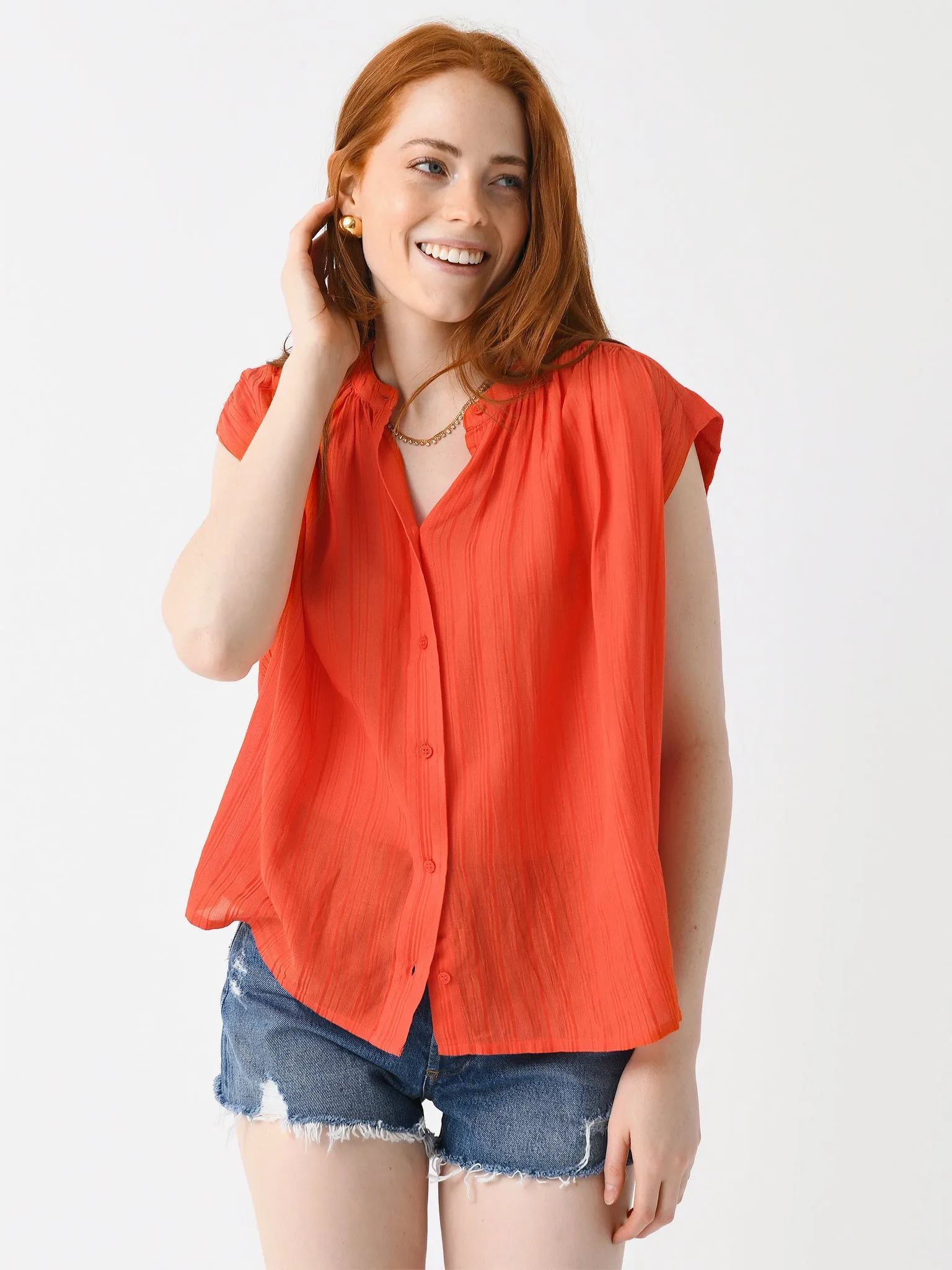 Vanessa Bruno Women's Clio Blouse sold by Saint Bernard
