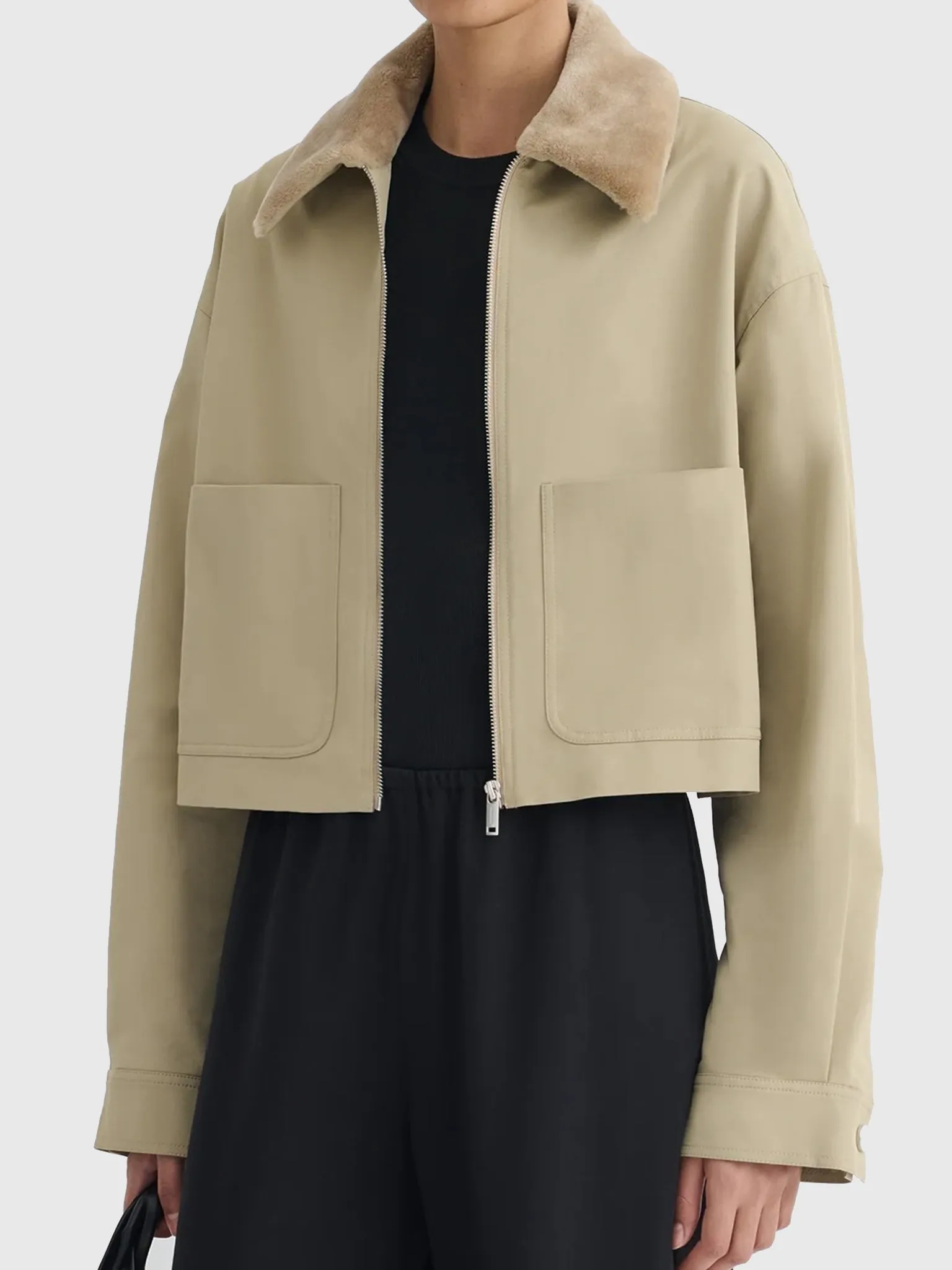 Nanushka Women's Phebe Cropped Jacket sold by Saint Bernard product image thumbnail 2