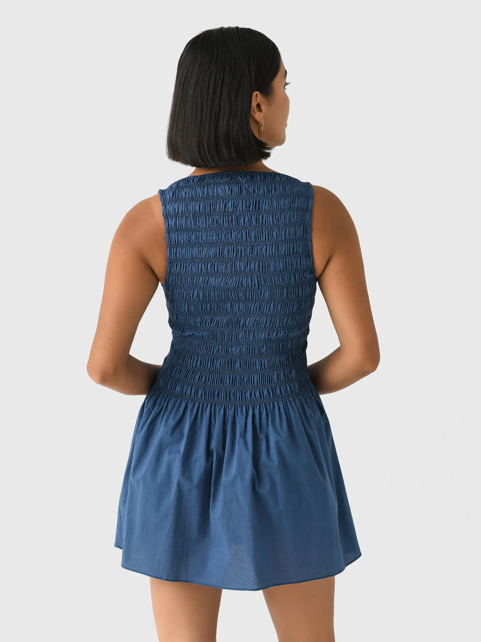 Faithfull The Brand Women's Noa Mini Dress sold by Saint Bernard product image thumbnail 4