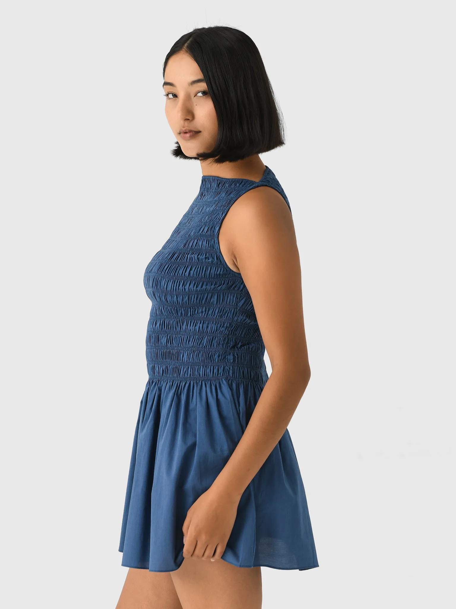 Faithfull The Brand Women's Noa Mini Dress sold by Saint Bernard product image thumbnail 3