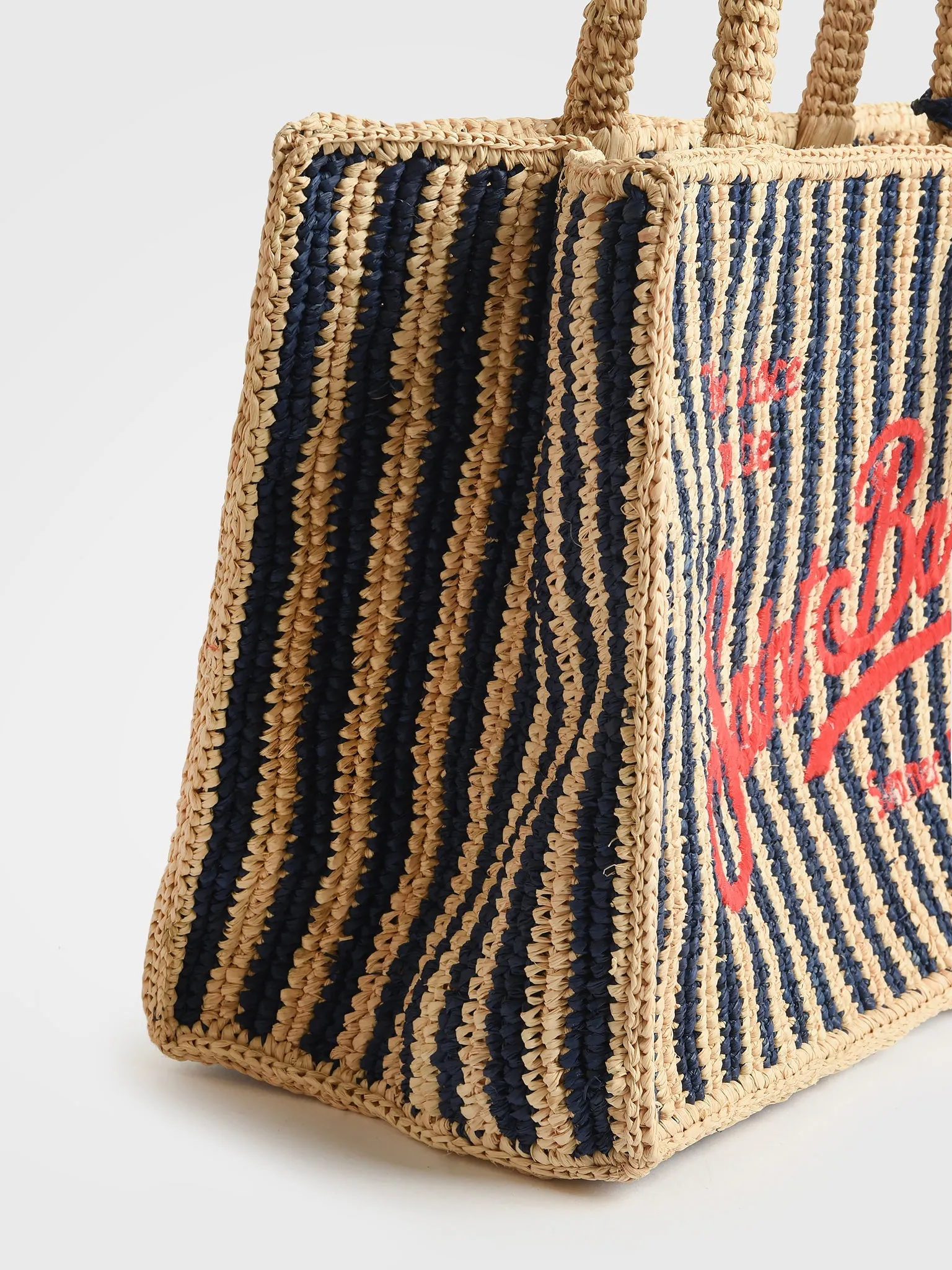 MC2 Saint Barth Colette Raffia Striped Handbag sold by Saint Bernard product image thumbnail 3