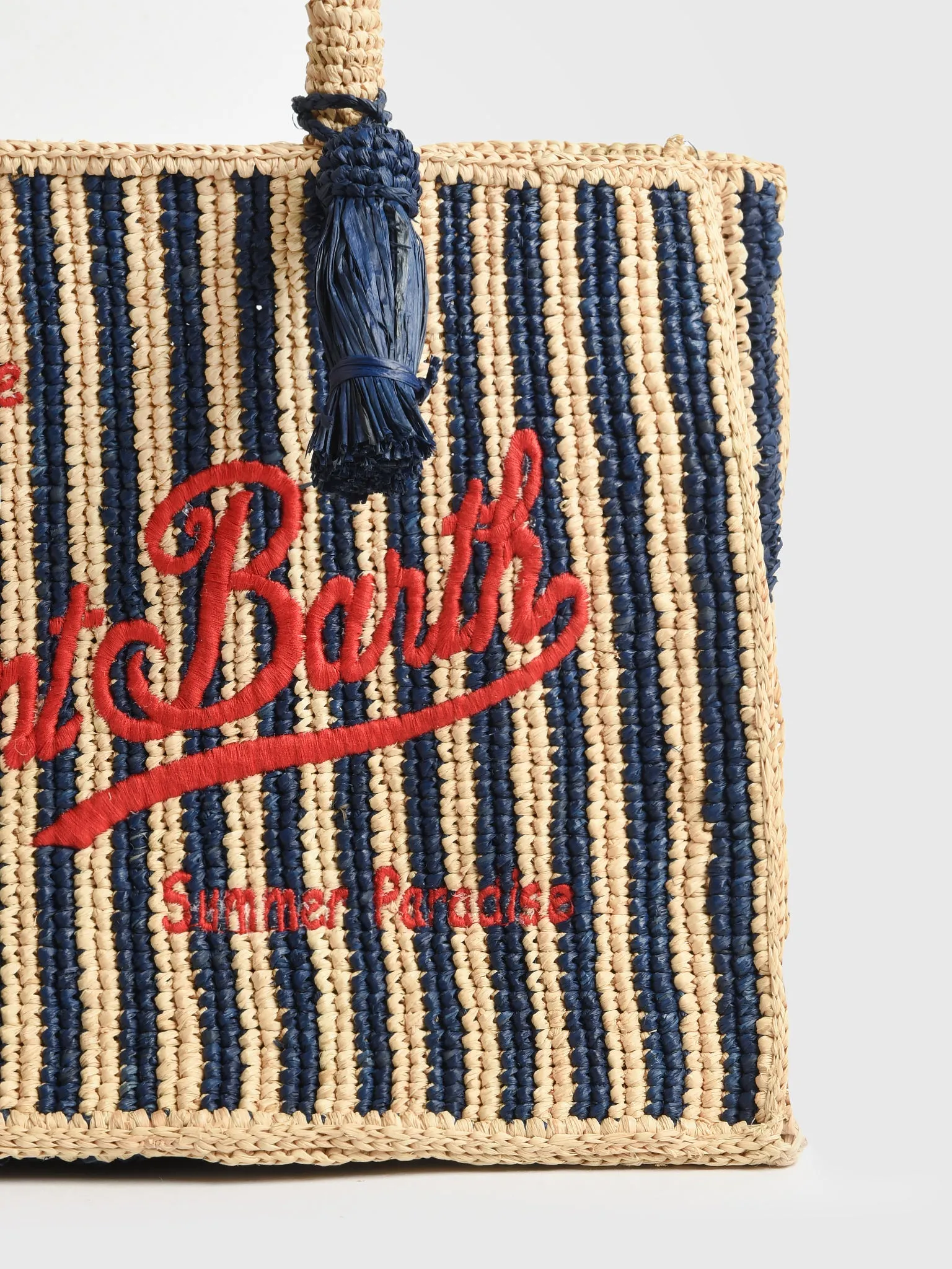 MC2 Saint Barth Colette Raffia Striped Handbag sold by Saint Bernard product image thumbnail 2