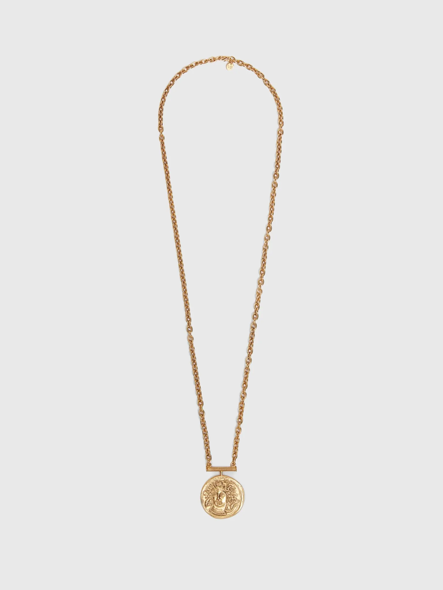Vanessa Bruno Long Brass Necklace sold by Saint Bernard