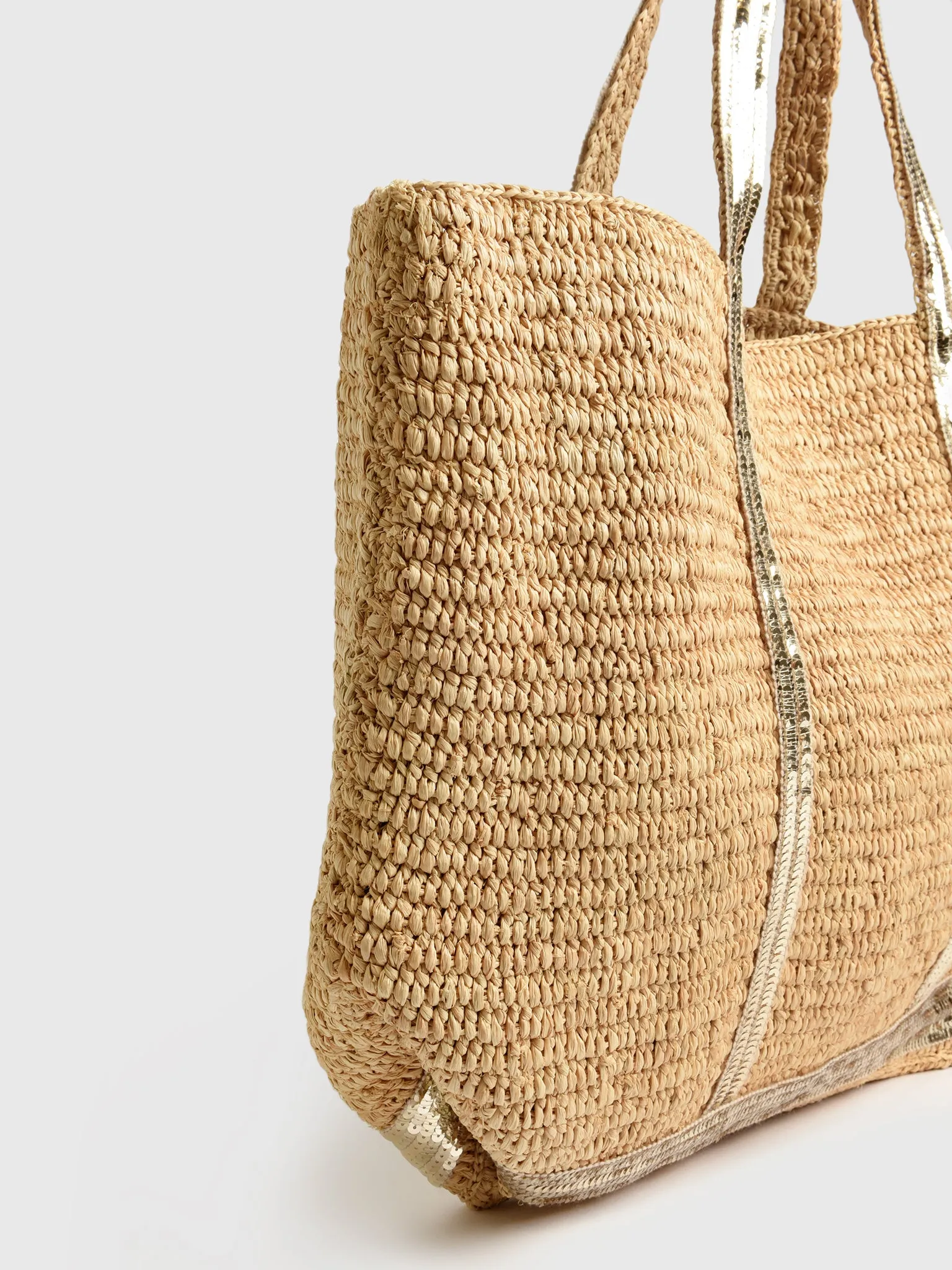 Vanessa Bruno Raffia XL Cabas Tote sold by Saint Bernard product image thumbnail 3