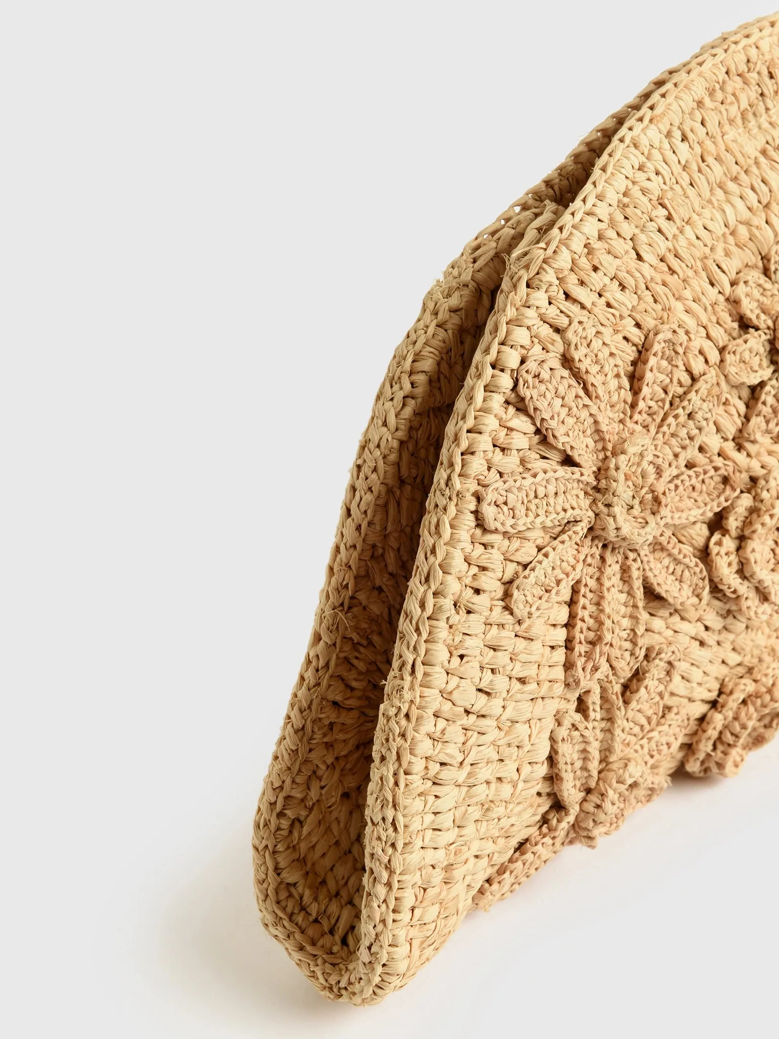 Vanessa Bruno Raffia Clutch sold by Saint Bernard product image thumbnail 5