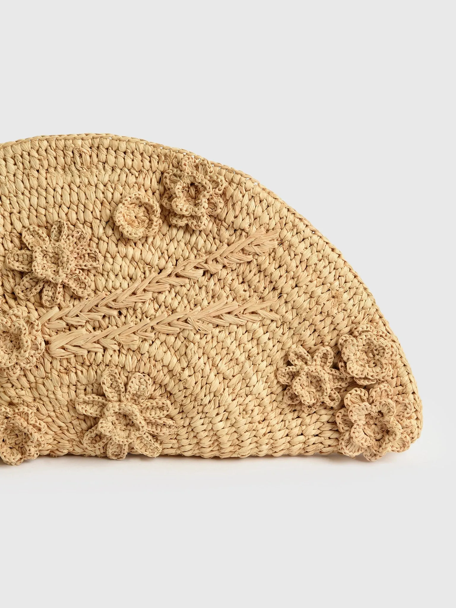 Vanessa Bruno Raffia Clutch sold by Saint Bernard product image thumbnail 4