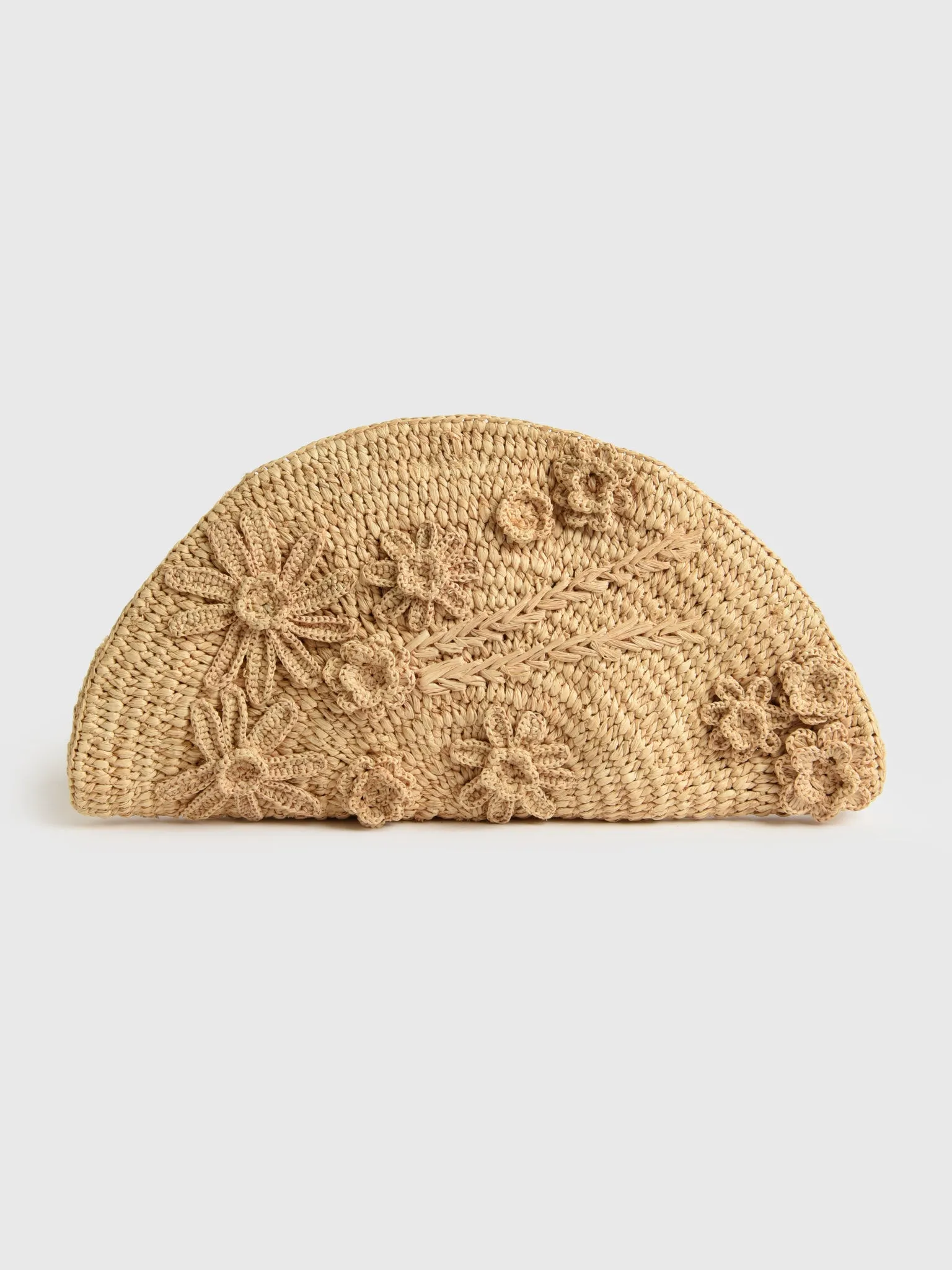 Vanessa Bruno Raffia Clutch sold by Saint Bernard