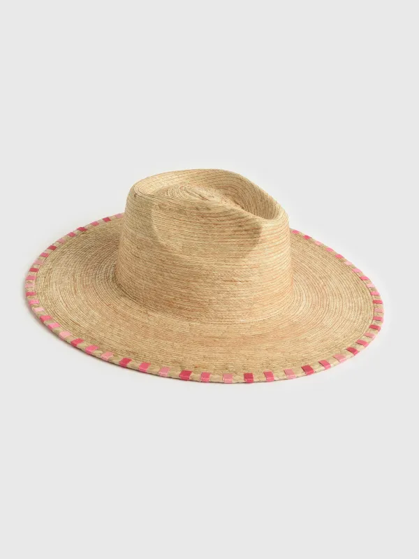 Sunshine Tienda Women's Adelina Palm Hat sold by Saint Bernard