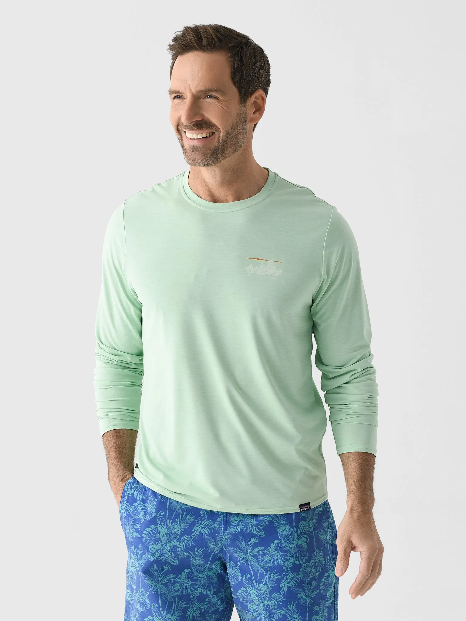 Patagonia Men's Long-Sleeve Capilene® Cool Daily Graphic Shirt sold by Saint Bernard