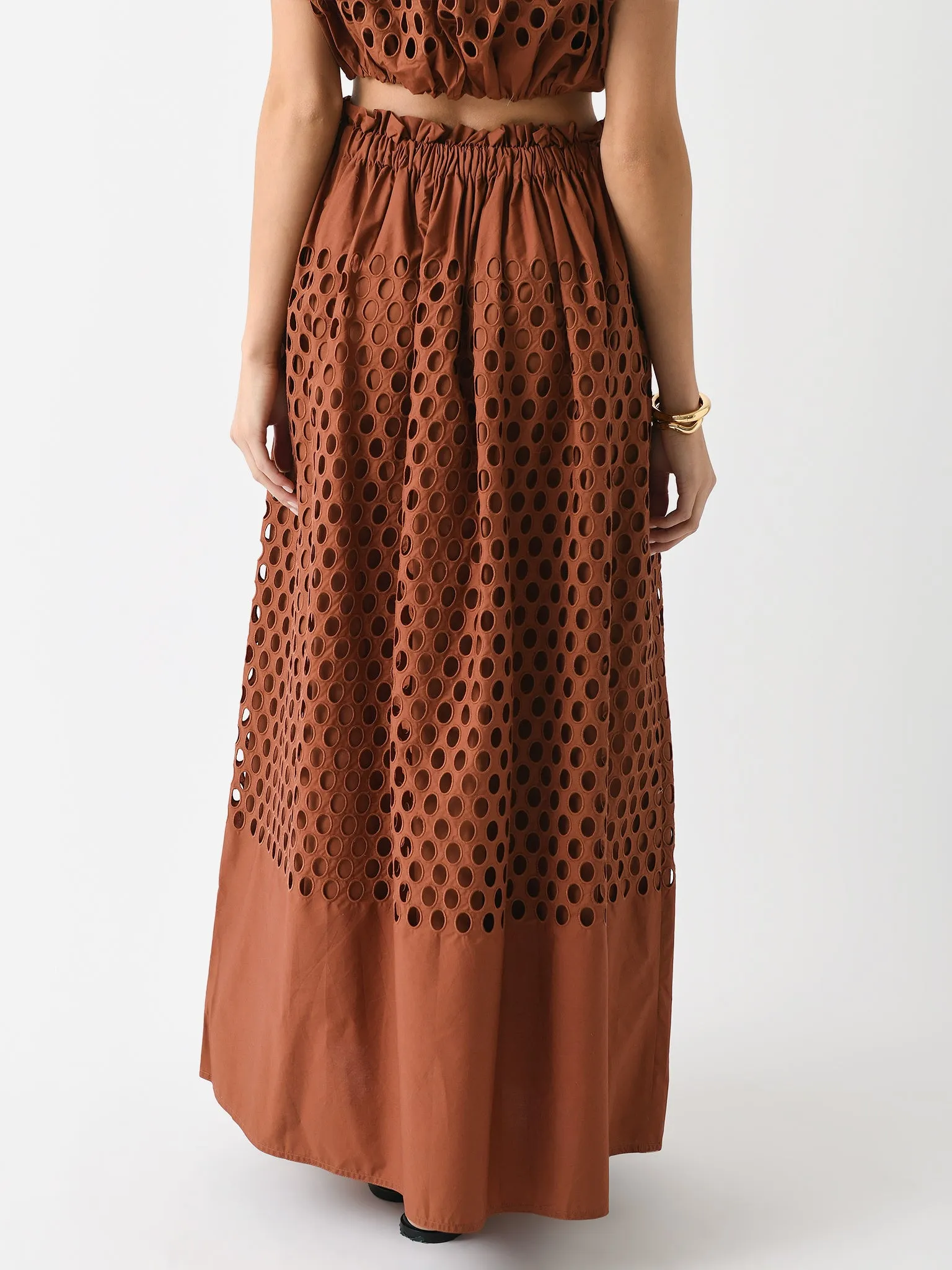 ALC Women's Flora Eyelet Maxi Skirt sold by Saint Bernard product image thumbnail 4