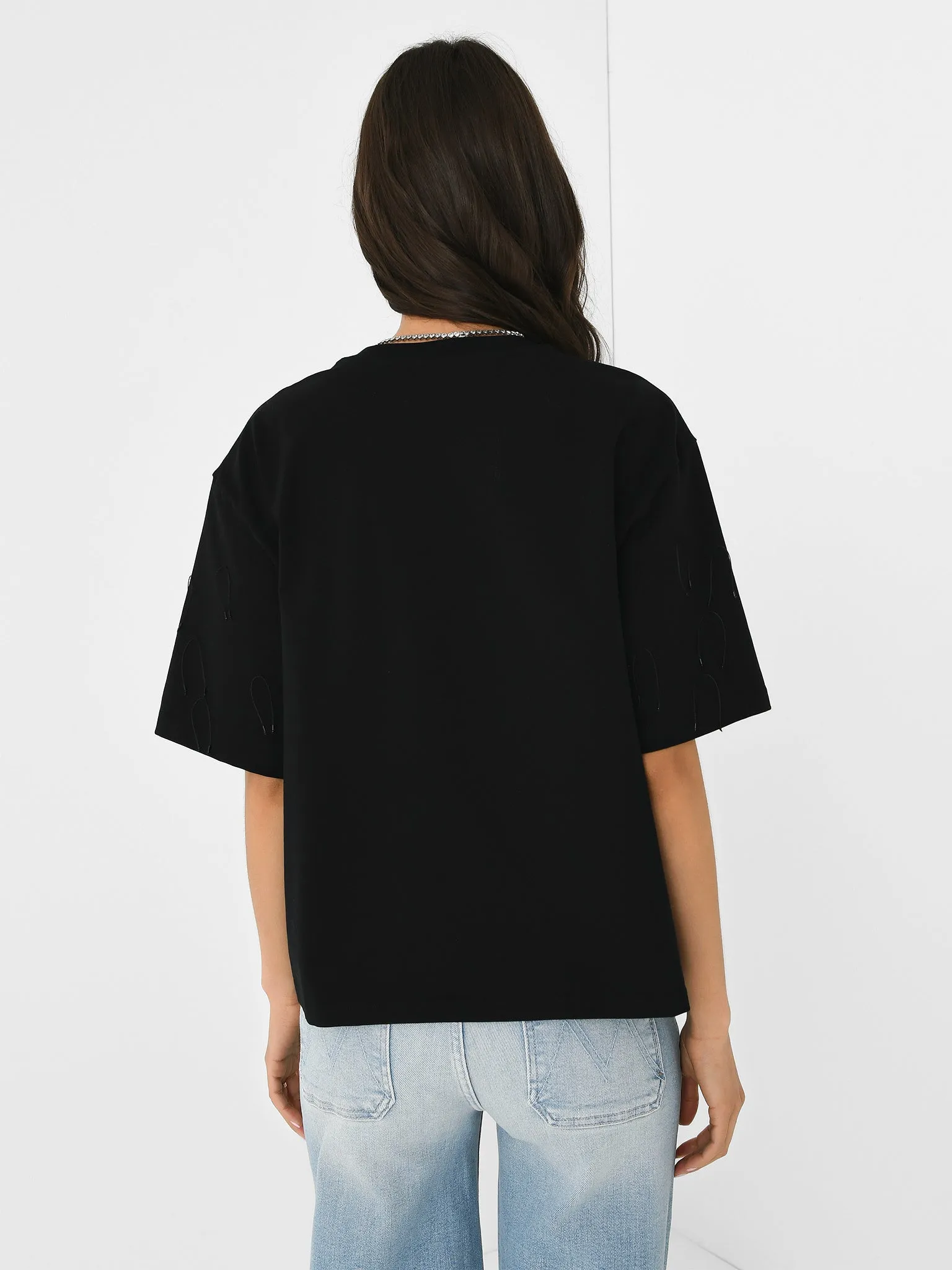 Simkhai Women's Amaru Embellished Tee sold by Saint Bernard product image thumbnail 5