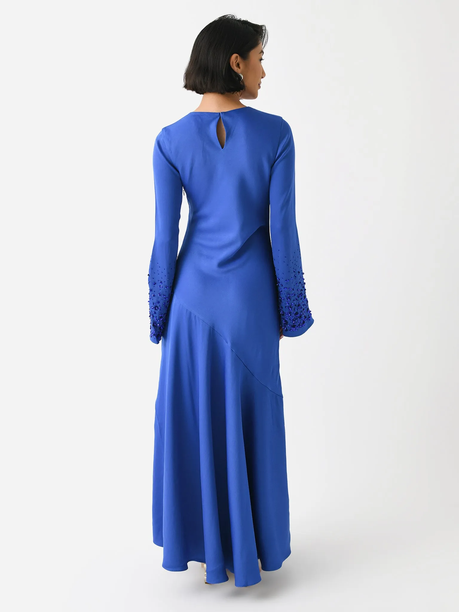 AJE Women's Weylyn Sequin Cuff Maxi Dress sold by Saint Bernard product image thumbnail 3