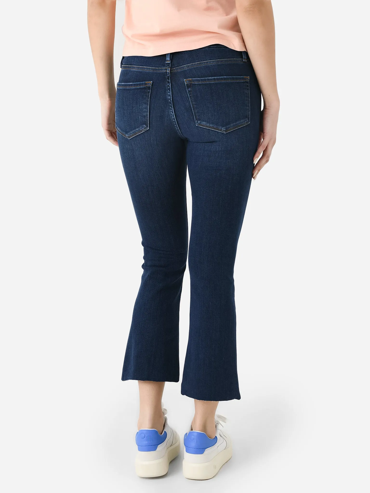 Frame Women's Le Crop Mini Boot Raw Stagger Jean sold by Saint Bernard product image thumbnail 4