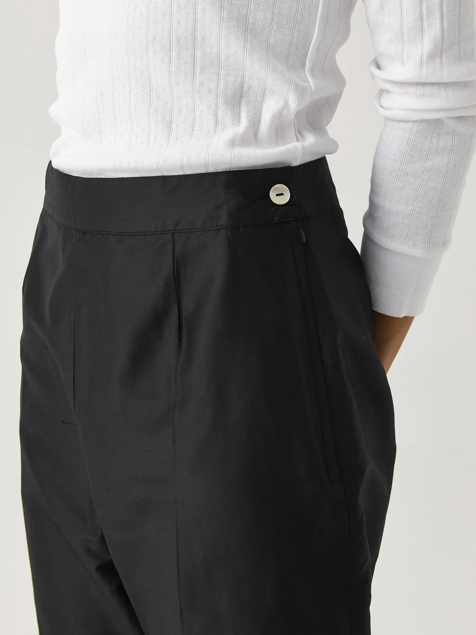 DONNI. Women's The Taffeta Cigarette Pant sold by Saint Bernard product image thumbnail 5