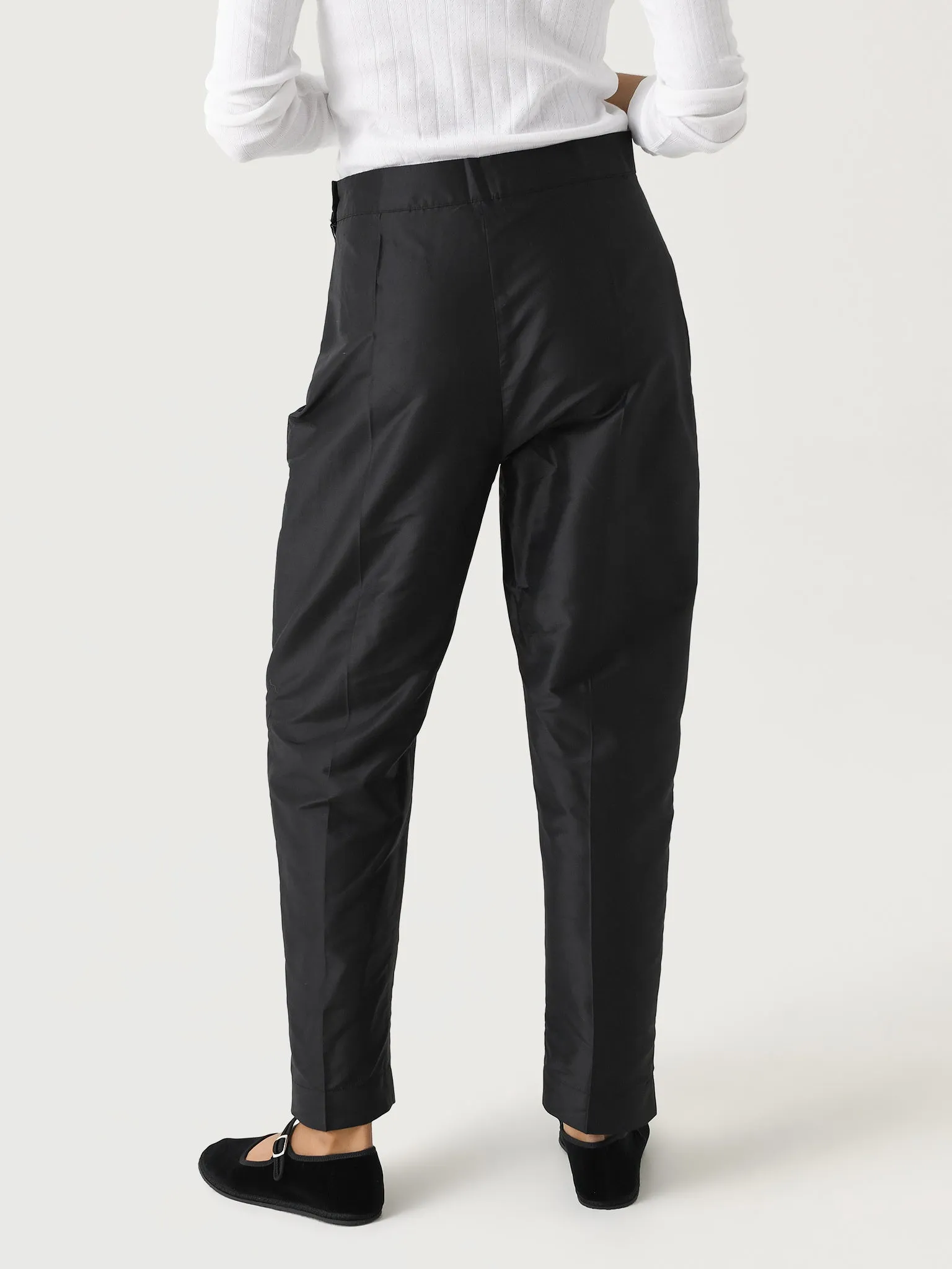 DONNI. Women's The Taffeta Cigarette Pant sold by Saint Bernard product image thumbnail 4