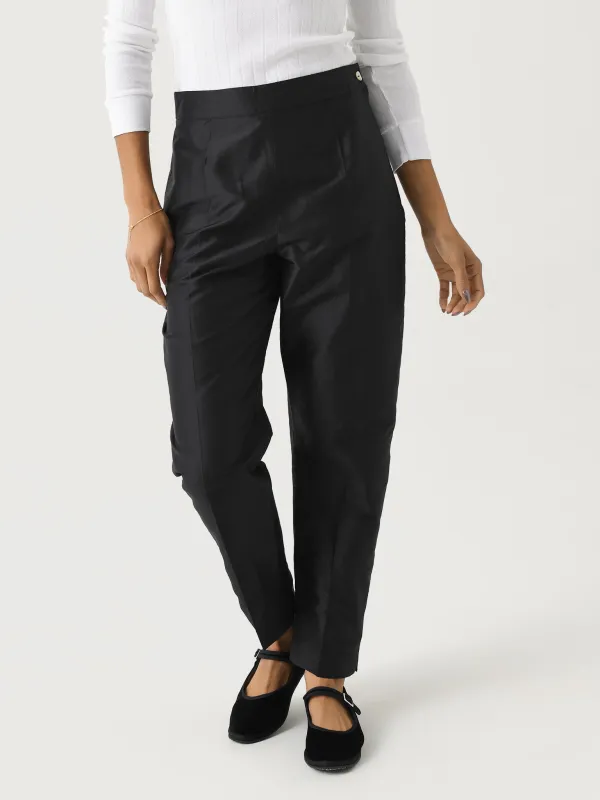 DONNI. Women's The Taffeta Cigarette Pant sold by Saint Bernard