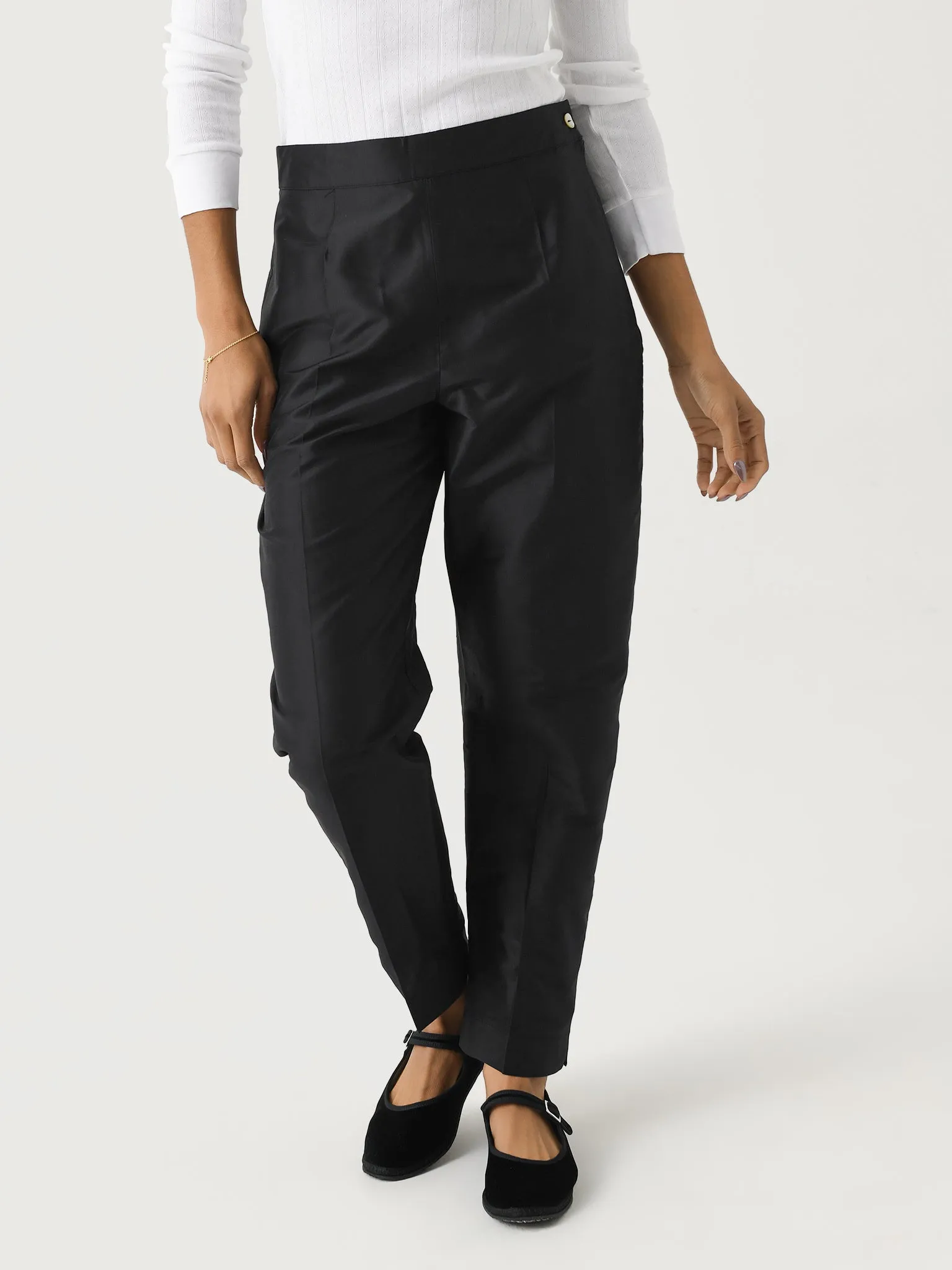 DONNI. Women's The Taffeta Cigarette Pant sold by Saint Bernard