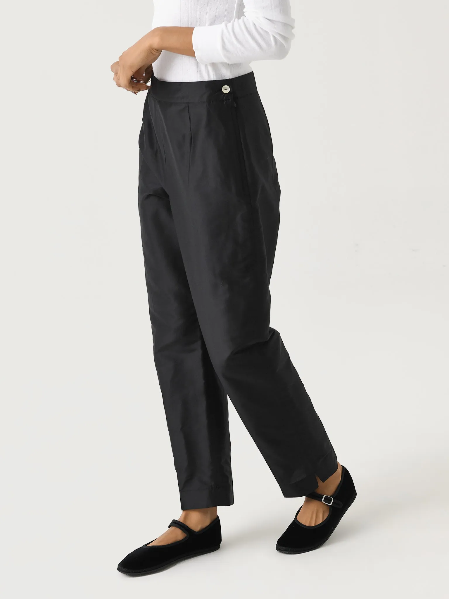 DONNI. Women's The Taffeta Cigarette Pant sold by Saint Bernard product image thumbnail 3