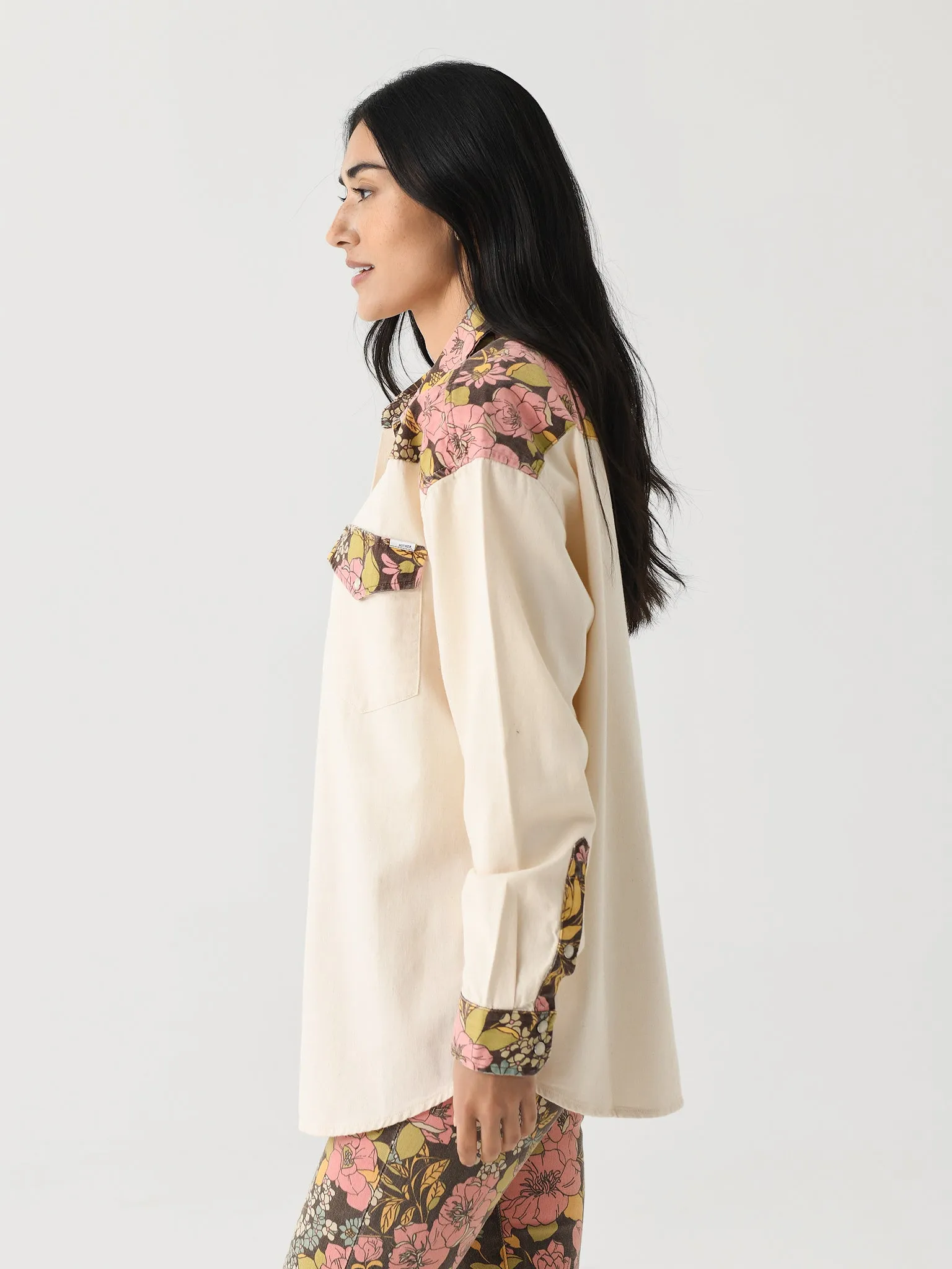 Mother Women's The Tycoon Shirt sold by Saint Bernard product image thumbnail 3