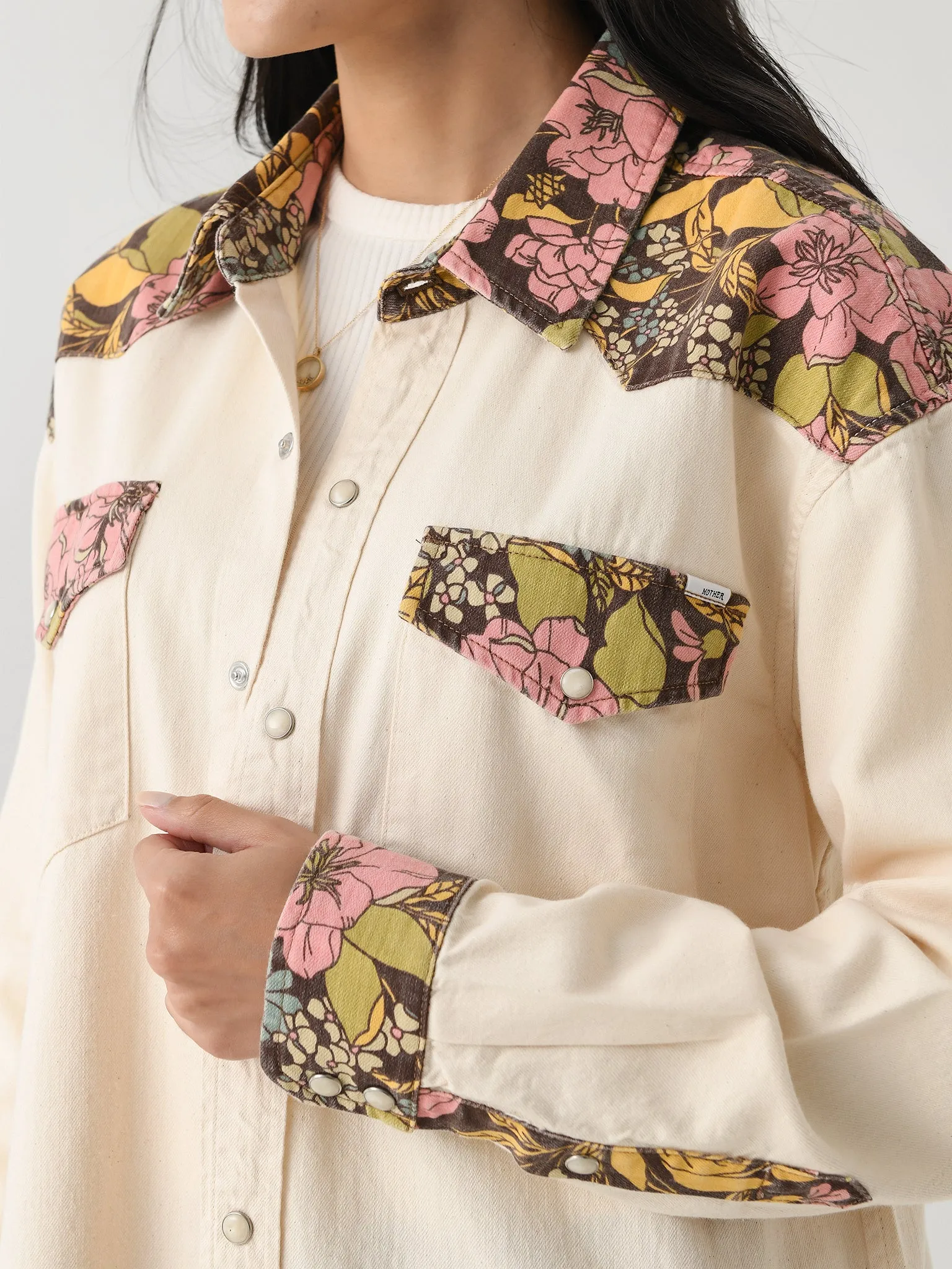 Mother Women's The Tycoon Shirt sold by Saint Bernard product image thumbnail 5