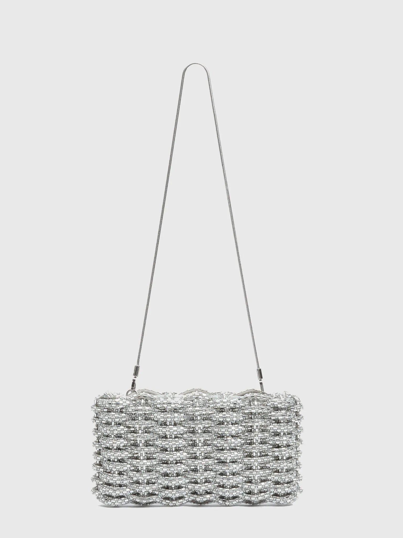 Simkhai Morgan Woven Rhinestone Clutch sold by Saint Bernard product image thumbnail 3