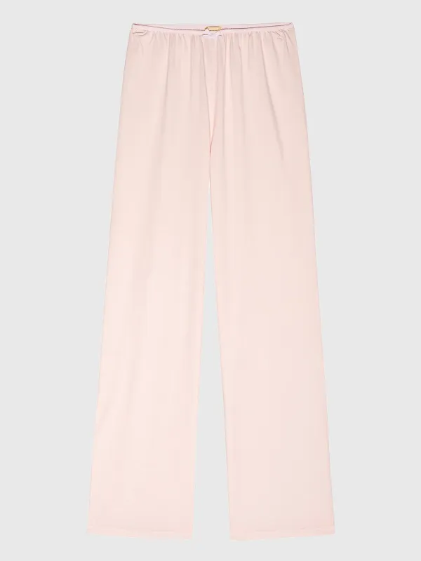 DONNI. Women's The Jersey Bow Simple Pant made by DONNI.