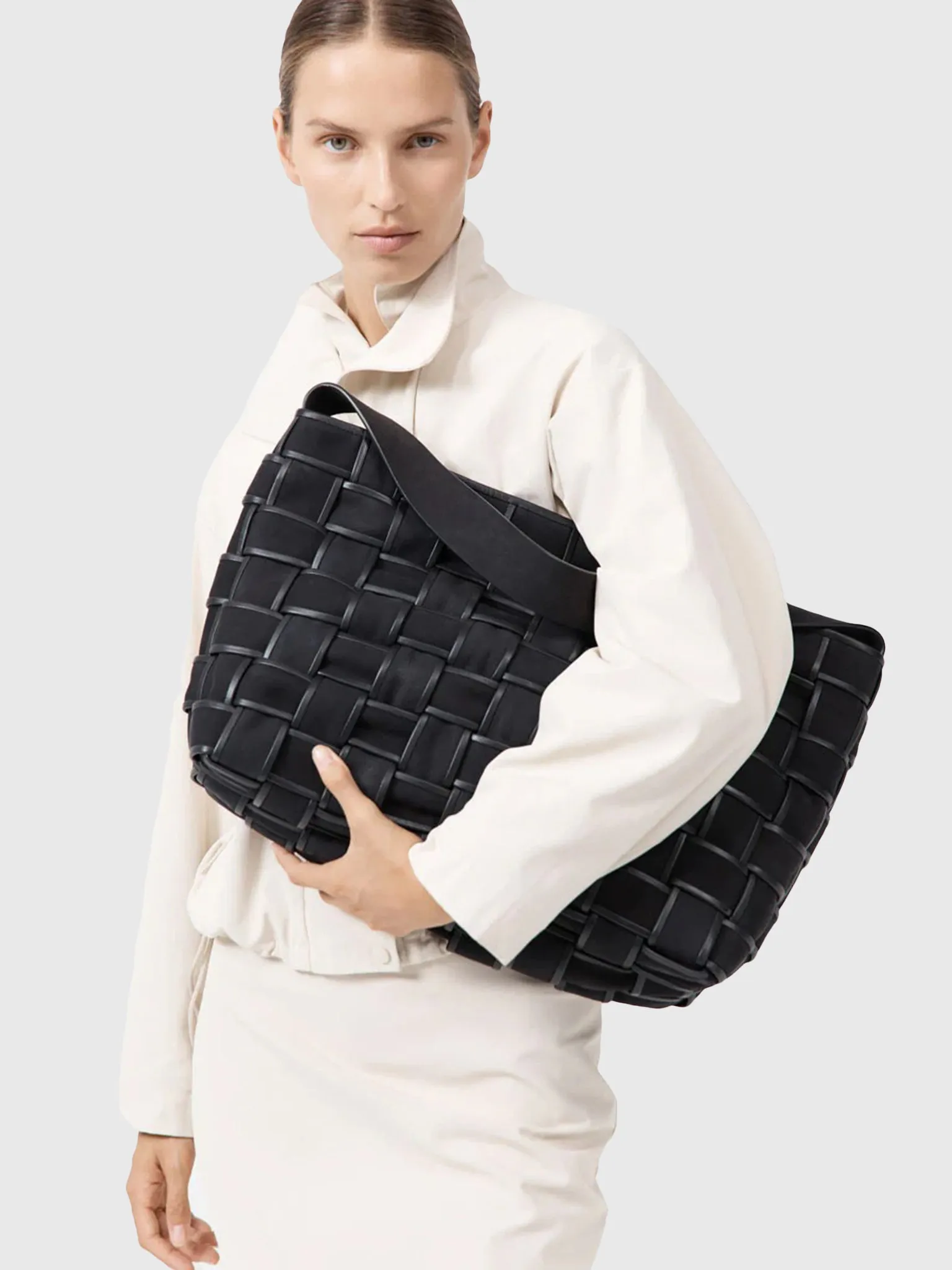 St. Agni Border Woven Large Tote sold by Saint Bernard product image thumbnail 2